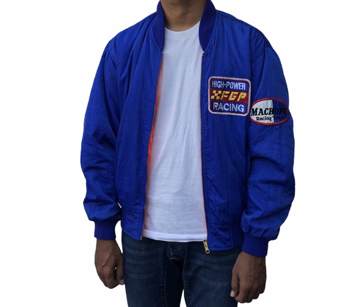 Sports Specialties Vintage Machope Racing Bomber Reversible Jacket Size US M / EU 48-50 / 2 - 3 Thumbnail