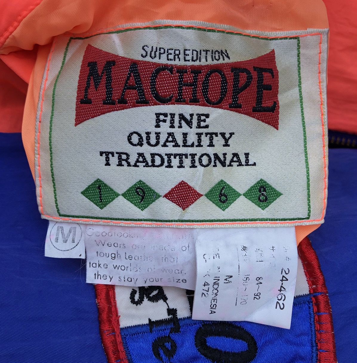 Sports Specialties Vintage Machope Racing Bomber Reversible Jacket Size US M / EU 48-50 / 2 - 17 Thumbnail