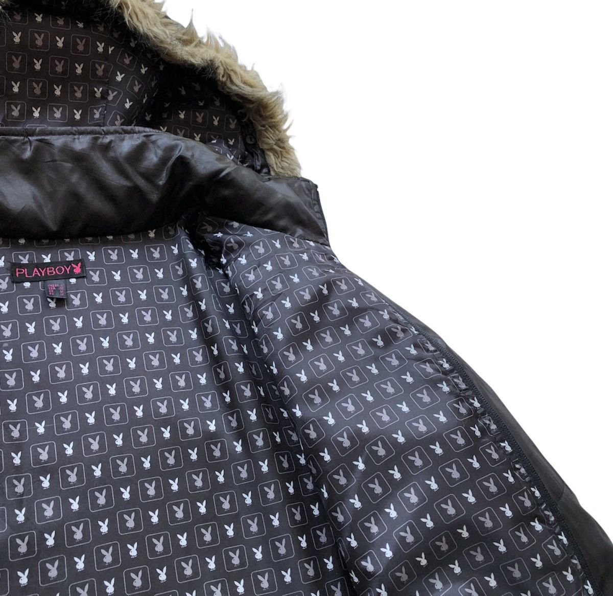 Playboy Playboy Puffer Hooded Jacket For Women Size ONE SIZE - 5 Thumbnail