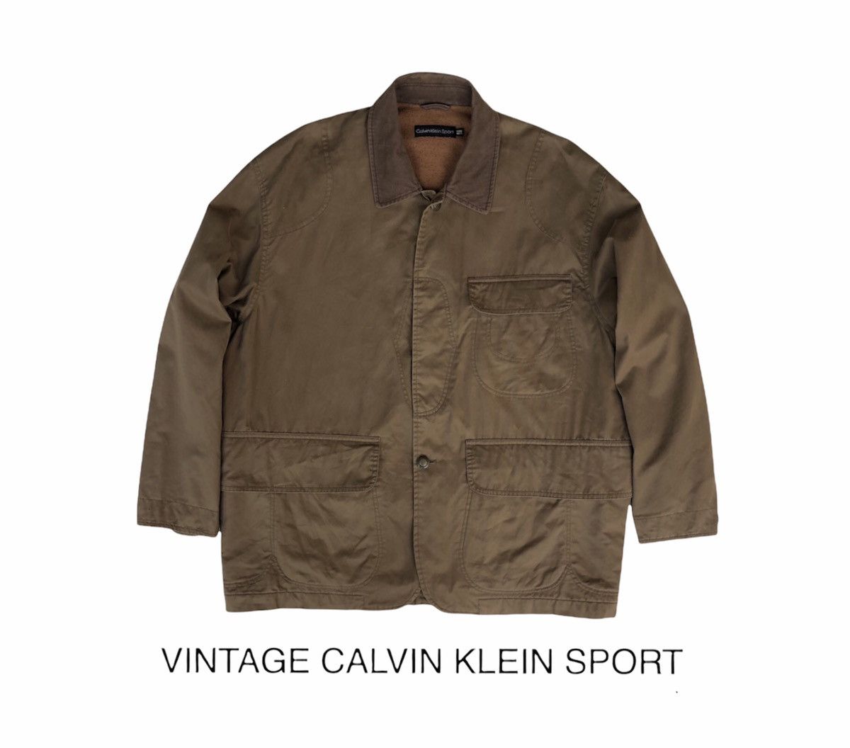 Calvin Klein Vintage 90s Calvin Klein Sport Homme Safari Jacket