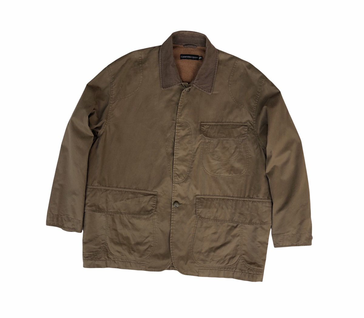 Calvin Klein Vintage 90s Calvin Klein Sport Homme Safari Jacket Size US L / EU 52-54 / 3 - 4 Thumbnail