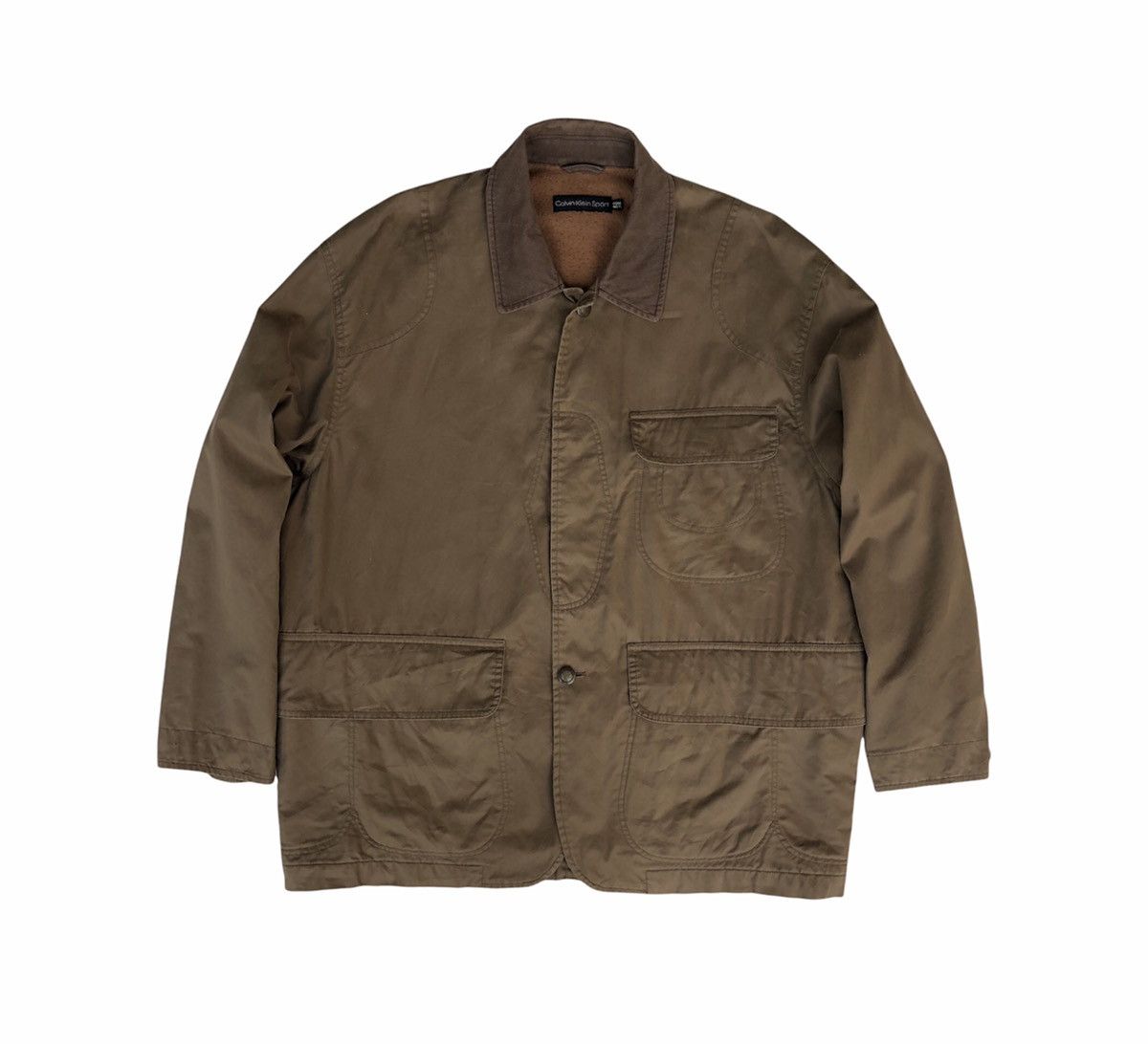 Calvin Klein Vintage 90s Calvin Klein Sport Homme Safari Jacket Size US L / EU 52-54 / 3 - 3 Thumbnail