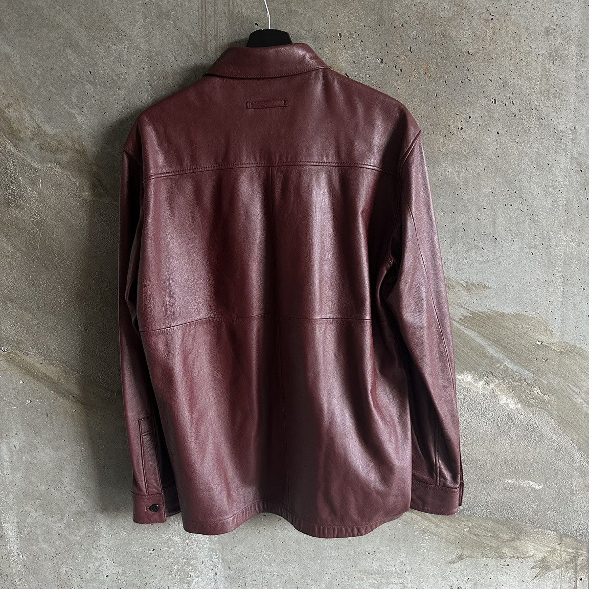 Jean Paul Gaultier Lamb Leather button Up Shirt Size US L / EU 52-54 / 3 - 3 Thumbnail
