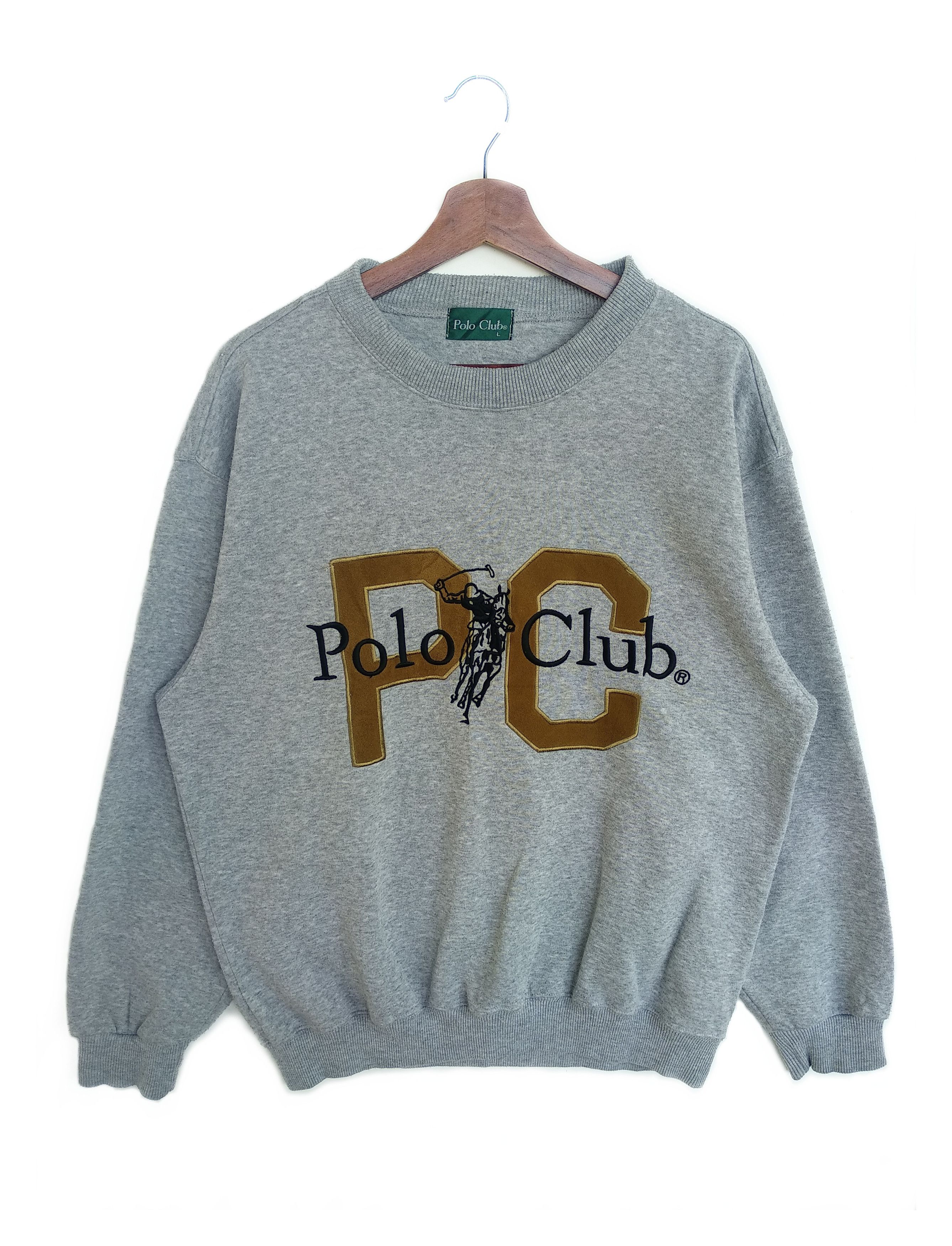 Beverly Hills Polo Club × U.S. Polo Assn. × Vintage Vintage Polo Club Sweatshirt Size US L / EU 52-54 / 3 - 1 Thumbnail