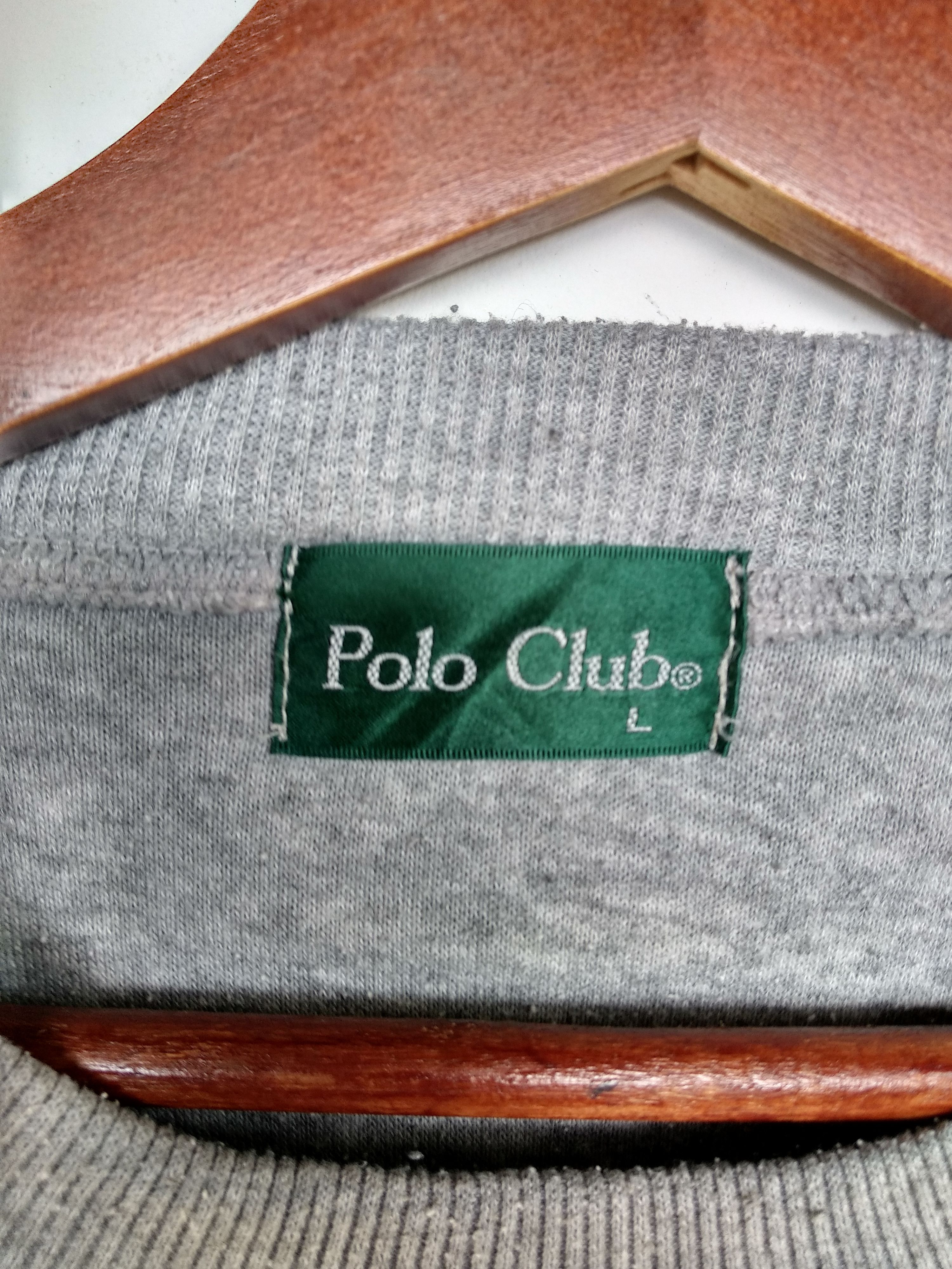 Beverly Hills Polo Club × U.S. Polo Assn. × Vintage Vintage Polo Club Sweatshirt Size US L / EU 52-54 / 3 - 4 Thumbnail