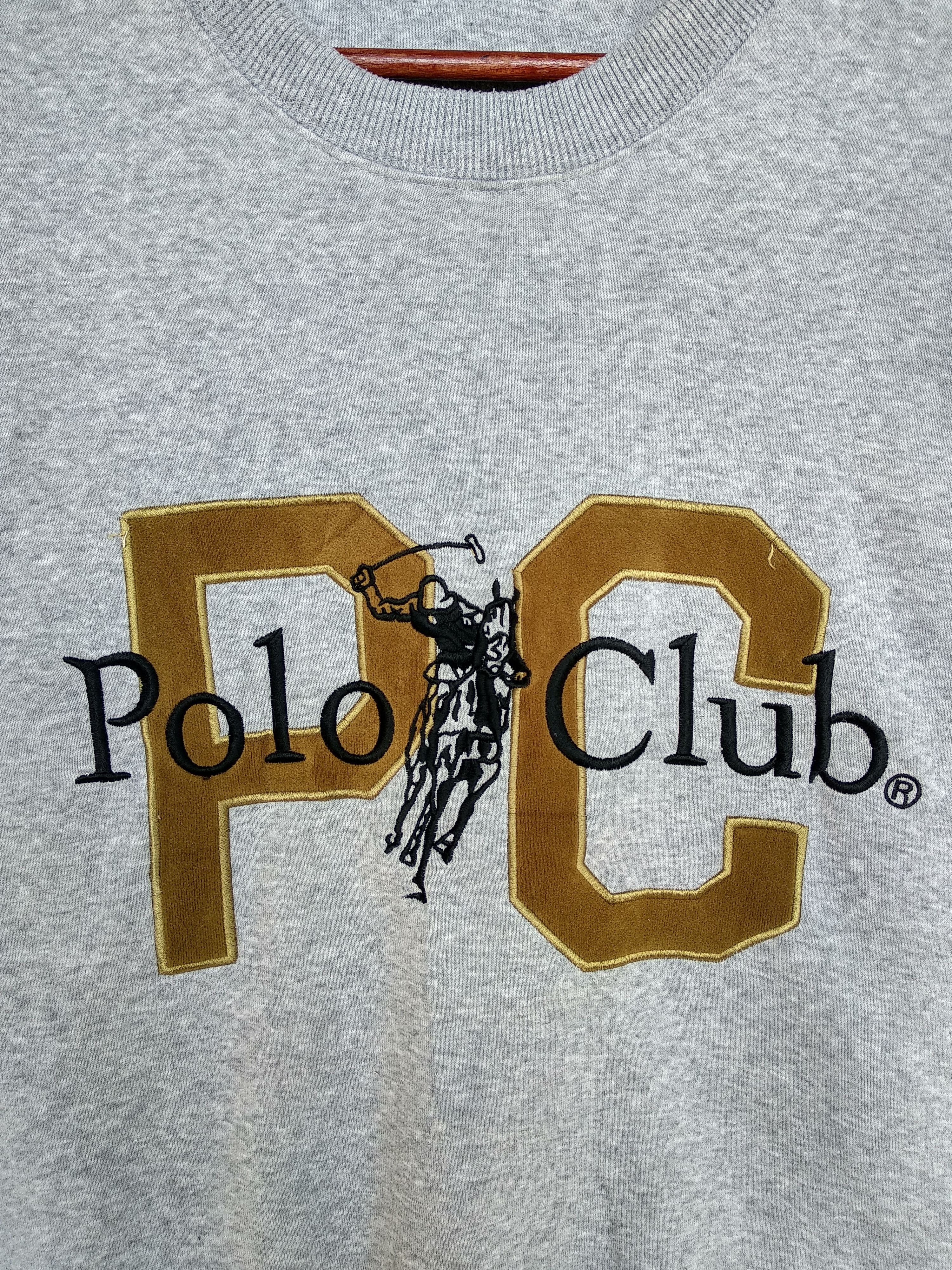 Beverly Hills Polo Club × U.S. Polo Assn. × Vintage Vintage Polo Club Sweatshirt Size US L / EU 52-54 / 3 - 3 Thumbnail