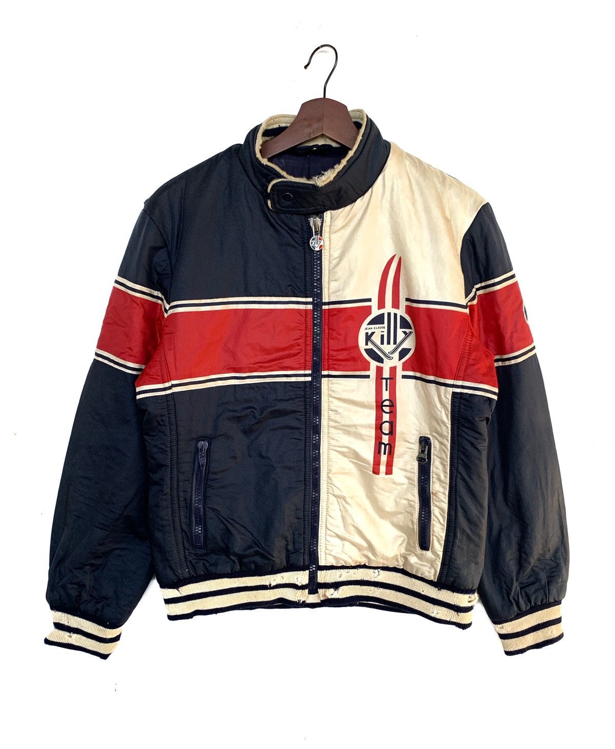 Designer Vintage 90s Jean Claude Killy Distress Ski Jacket Size US S / EU 44-46 / 1 - 1 Thumbnail