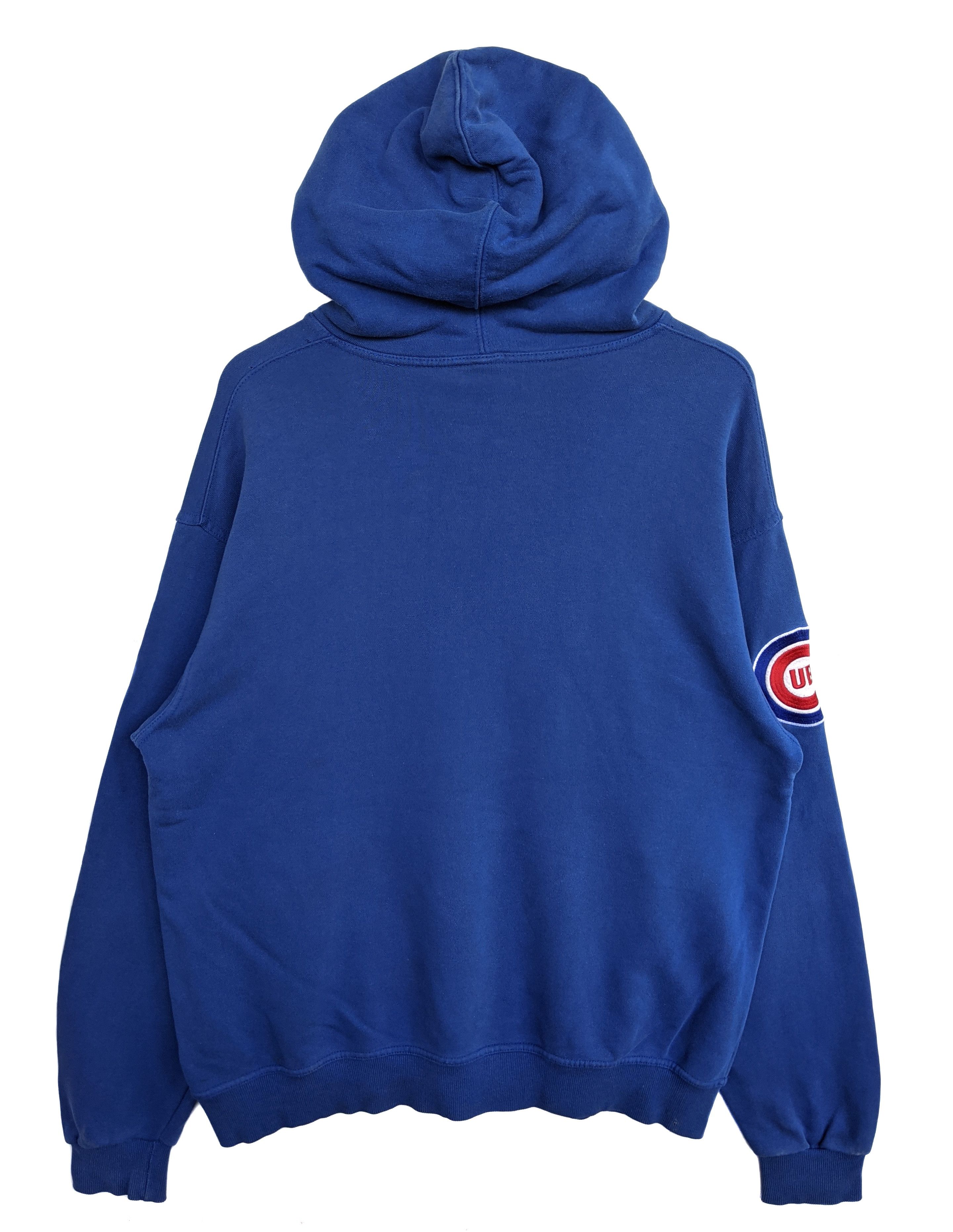 MLB Vintage 90s Chicago Cubs Hoodie/Size XL/Blue Colour Size US XL / EU 56 / 4 - 2 Thumbnail