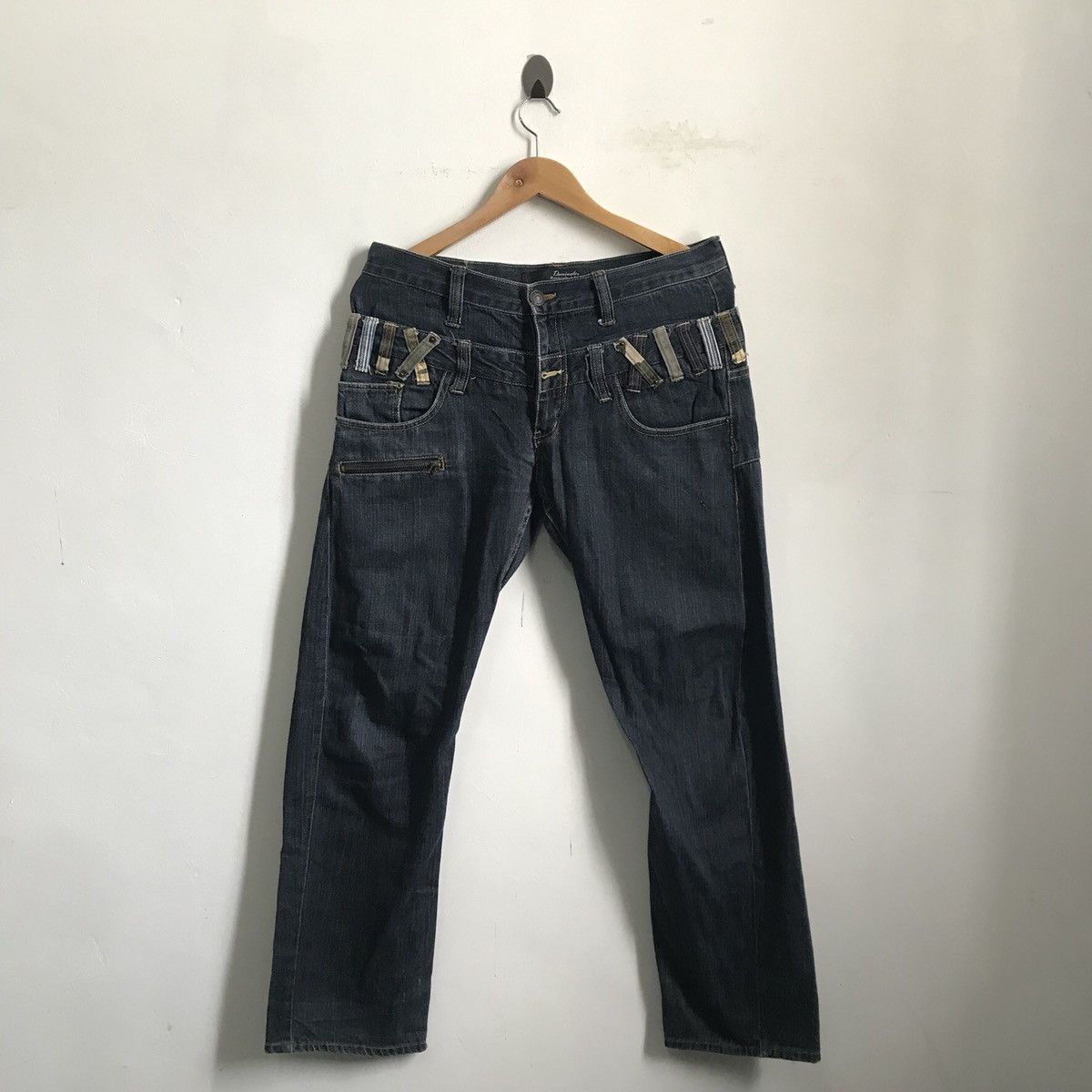 image of Vintage Dominate Handcarft Denim Jeans in Blue, Men's (Size 34)