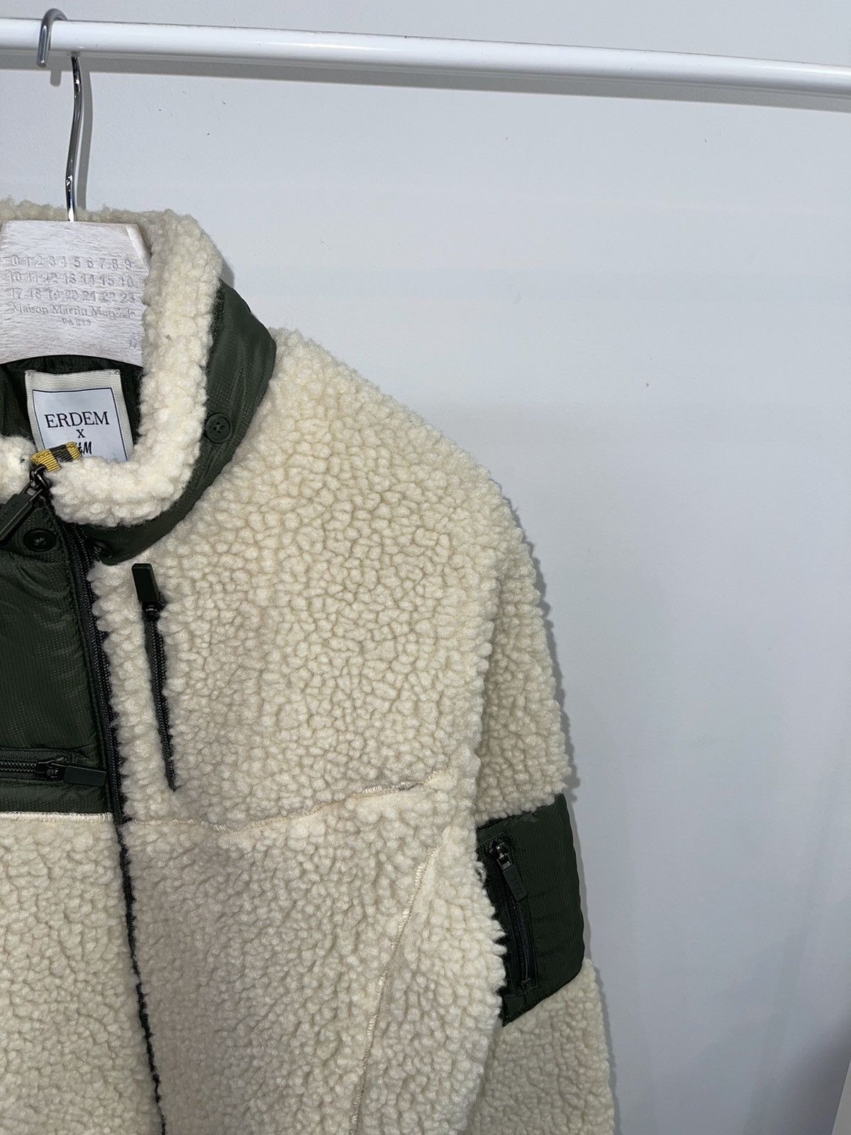 Erdem DS! FW17 Erdem X H&M Colorblock Sherpa Light Jacket Size US M / EU 48-50 / 2 - 2 Thumbnail