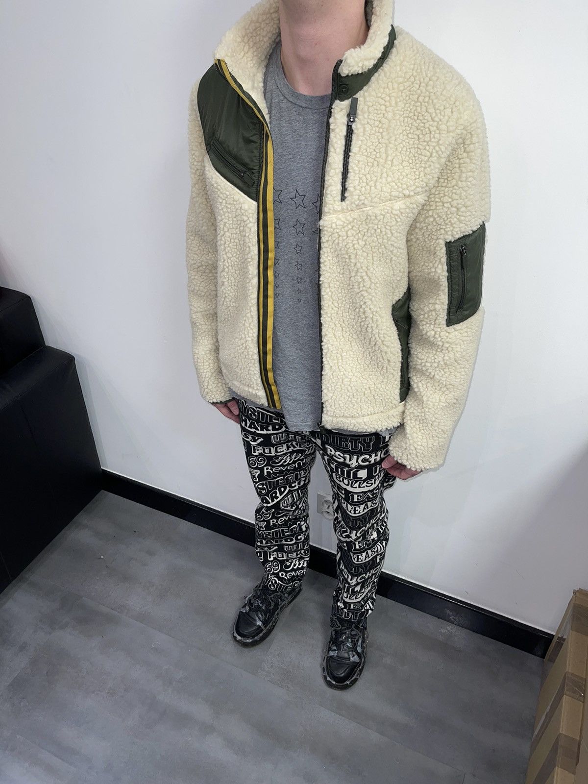 Erdem DS! FW17 Erdem X H&M Colorblock Sherpa Light Jacket Size US M / EU 48-50 / 2 - 7 Thumbnail