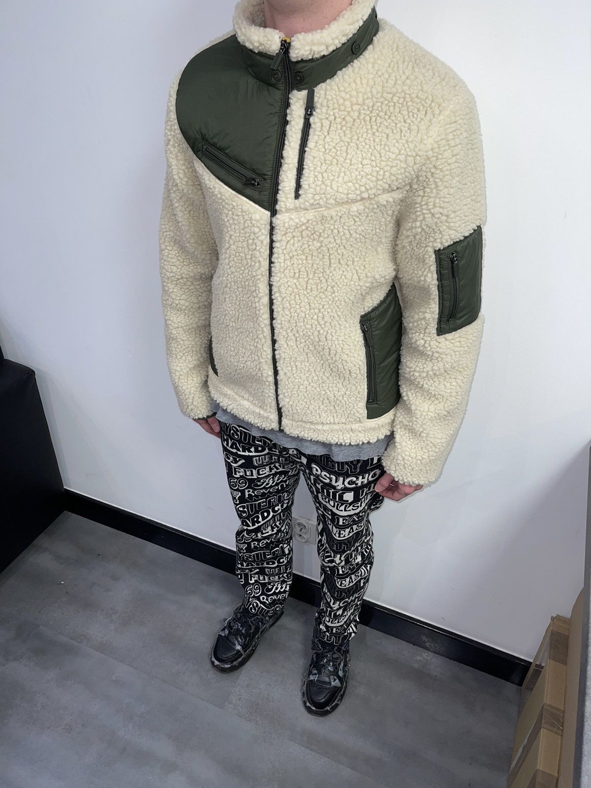Erdem DS! FW17 Erdem X H&M Colorblock Sherpa Light Jacket Size US M / EU 48-50 / 2 - 8 Thumbnail
