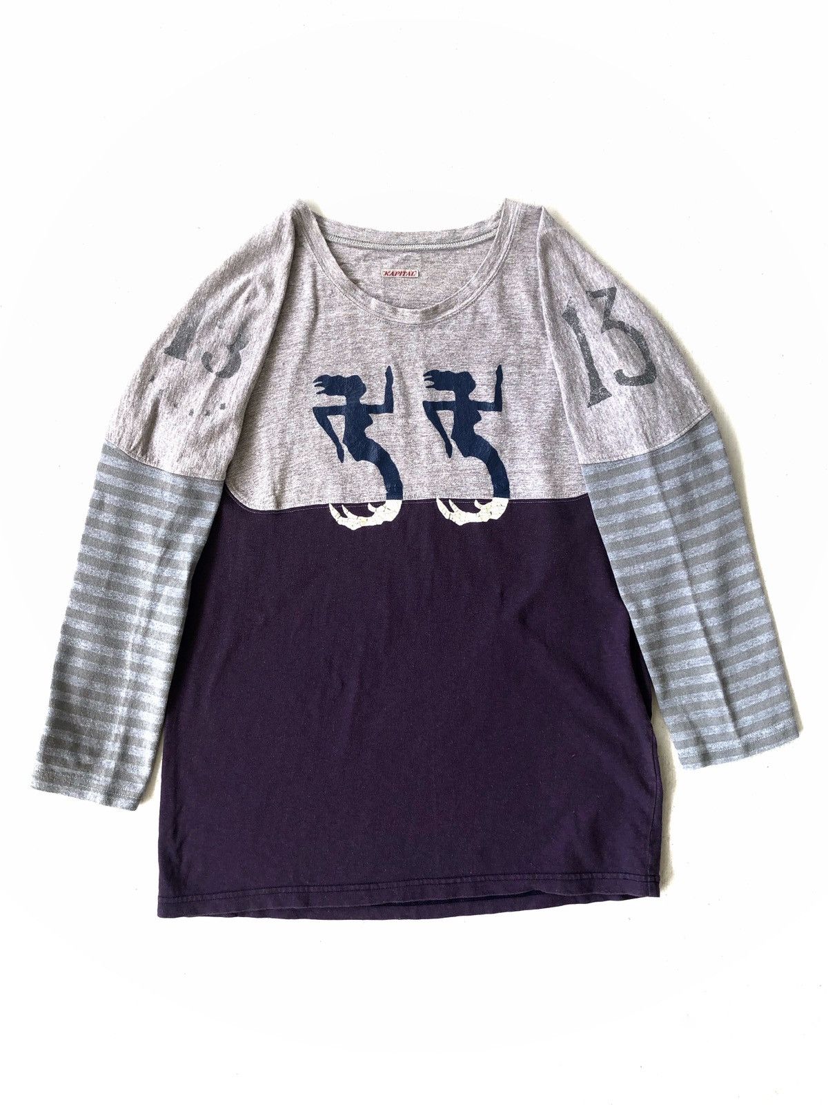Kapital Kapital Hybrid Patchwork "2 Seahorse" Raglan Shirt Size US M / EU 48-50 / 2 - 2 Thumbnail