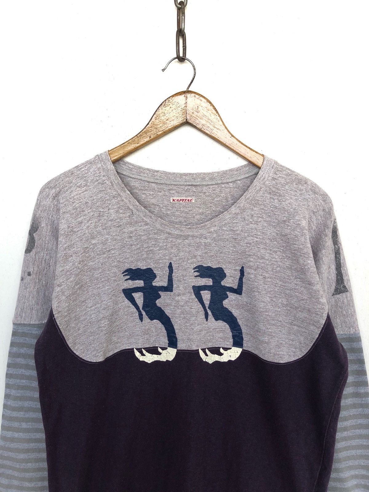 Kapital Kapital Hybrid Patchwork "2 Seahorse" Raglan Shirt Size US M / EU 48-50 / 2 - 4 Thumbnail