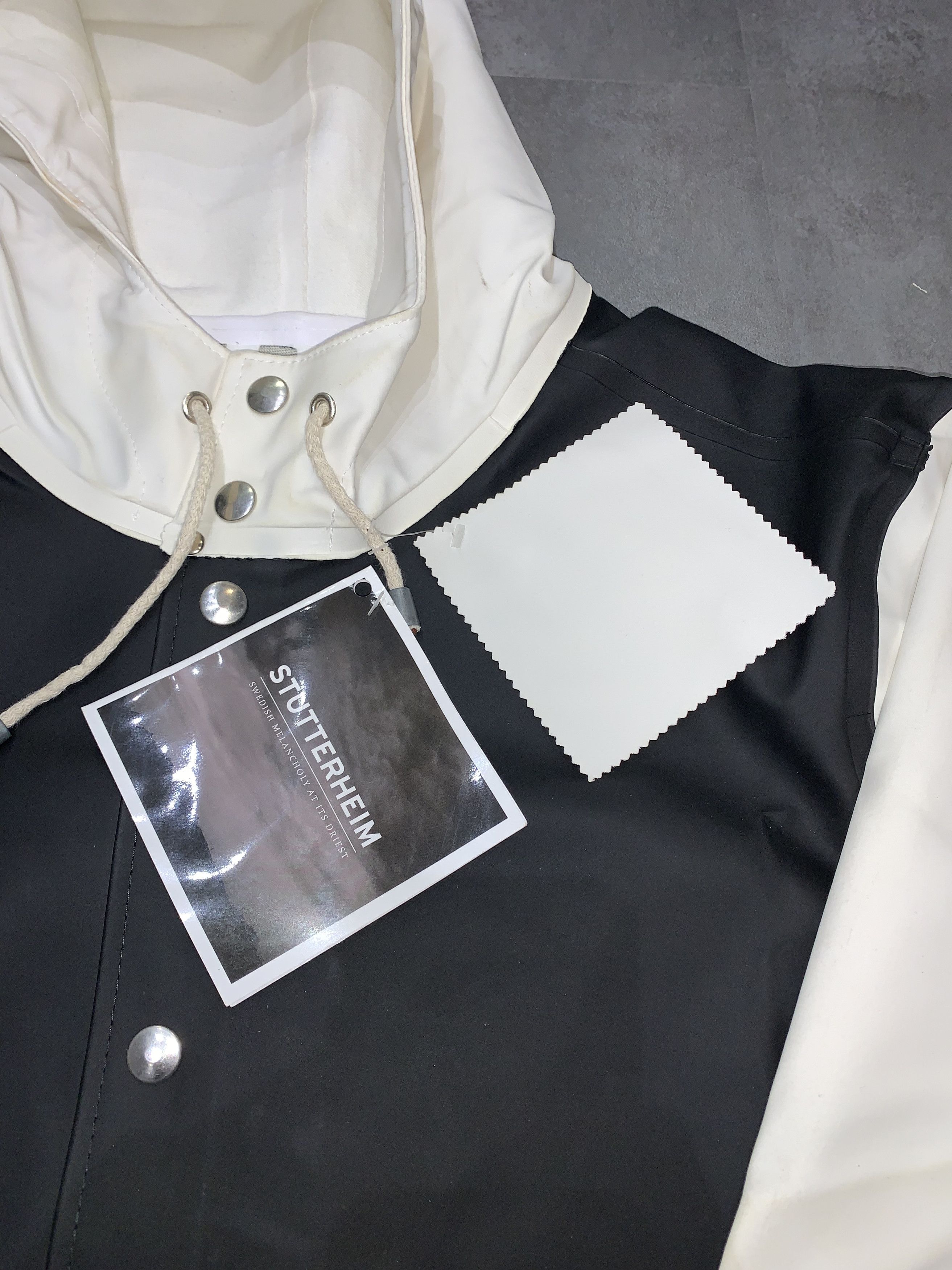 Stutterheim DSWT! Stutterheim Two Tone Hooded Raincoat Size US XL / EU 56 / 4 - 7 Thumbnail