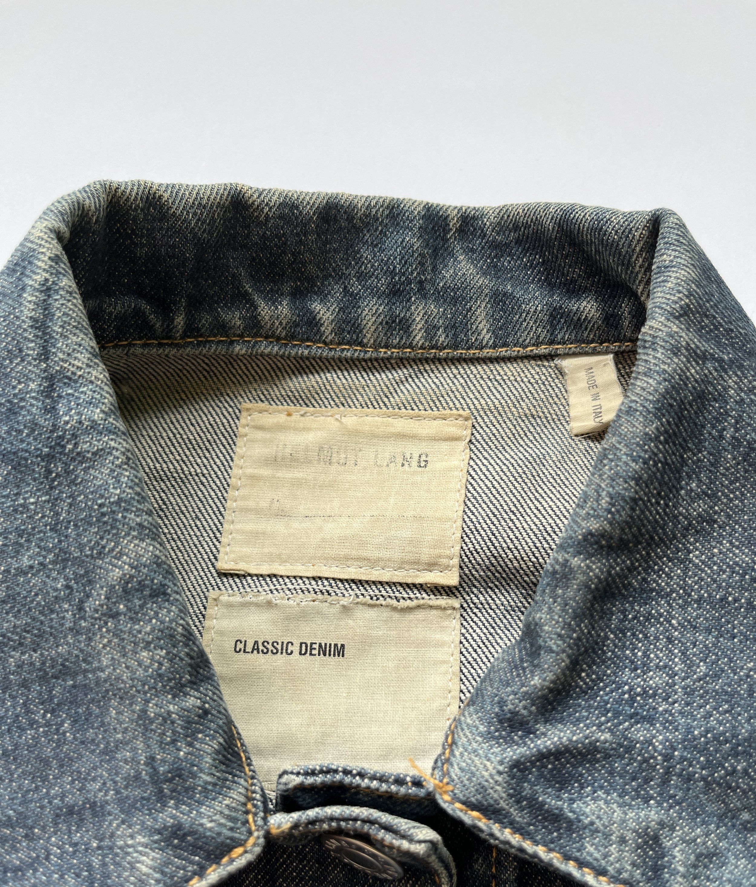 Helmut Lang ⚡️QUICK SALE⚡️Helmut Lang Blue Denim Jacket Size M / US 6-8 / IT 42-44 - 3 Thumbnail