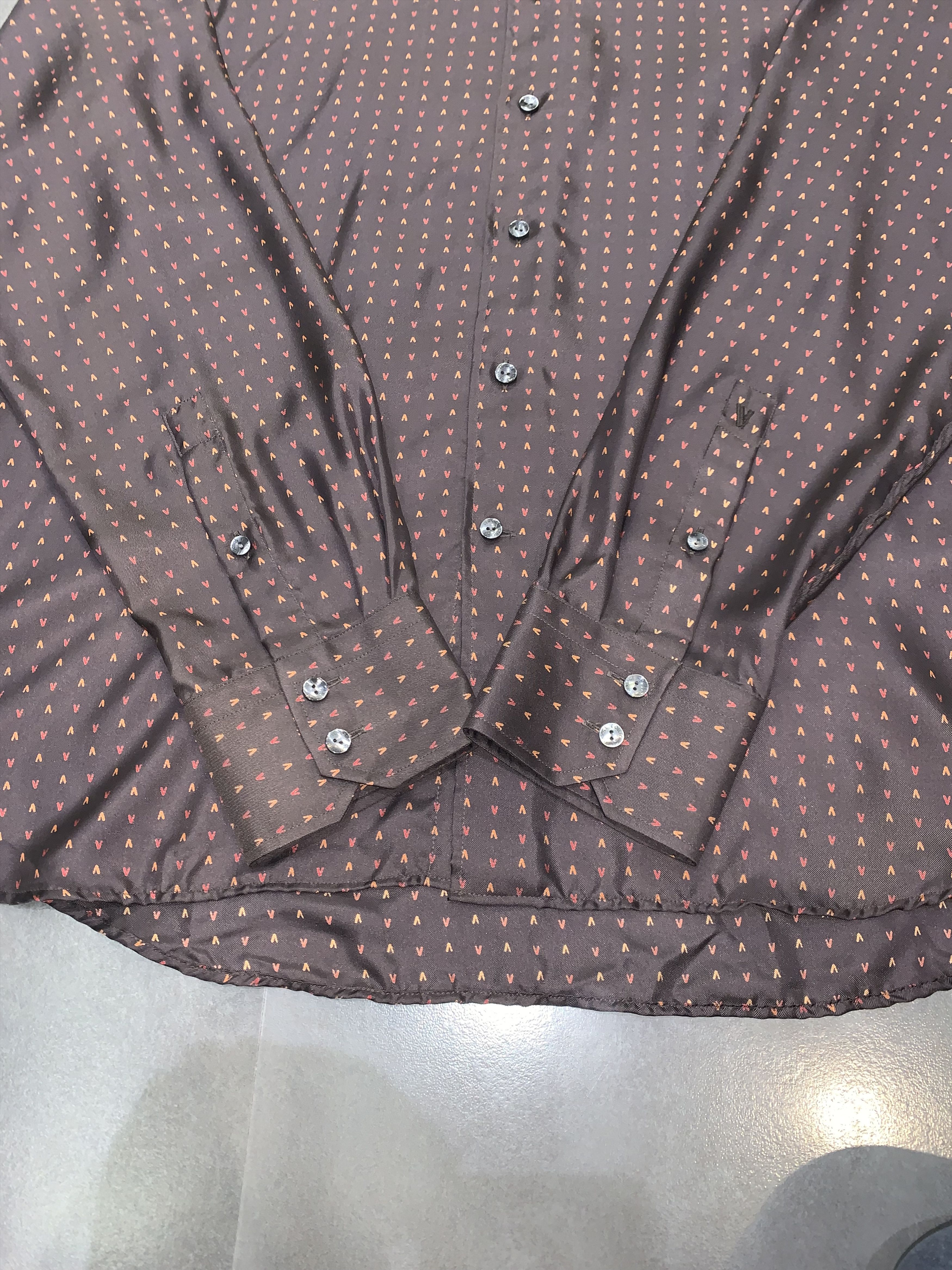 Versace Versace Collection "V" All Over Print Silk Button Up Shirt Size US XL / EU 56 / 4 - 10 Thumbnail