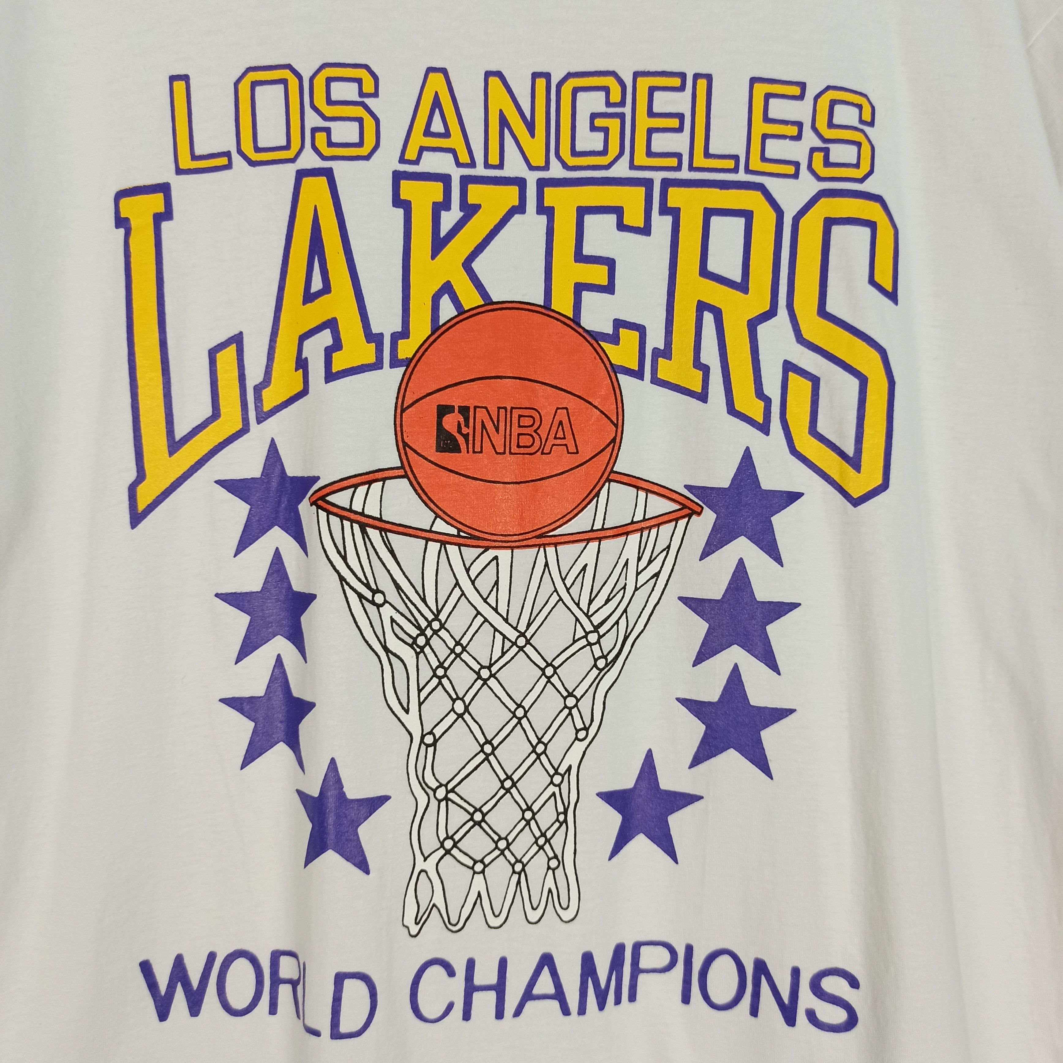 NBA Vintage Japan Los Angeles Lakers NBA World Champions Size US L / EU 52-54 / 3 - 3 Thumbnail