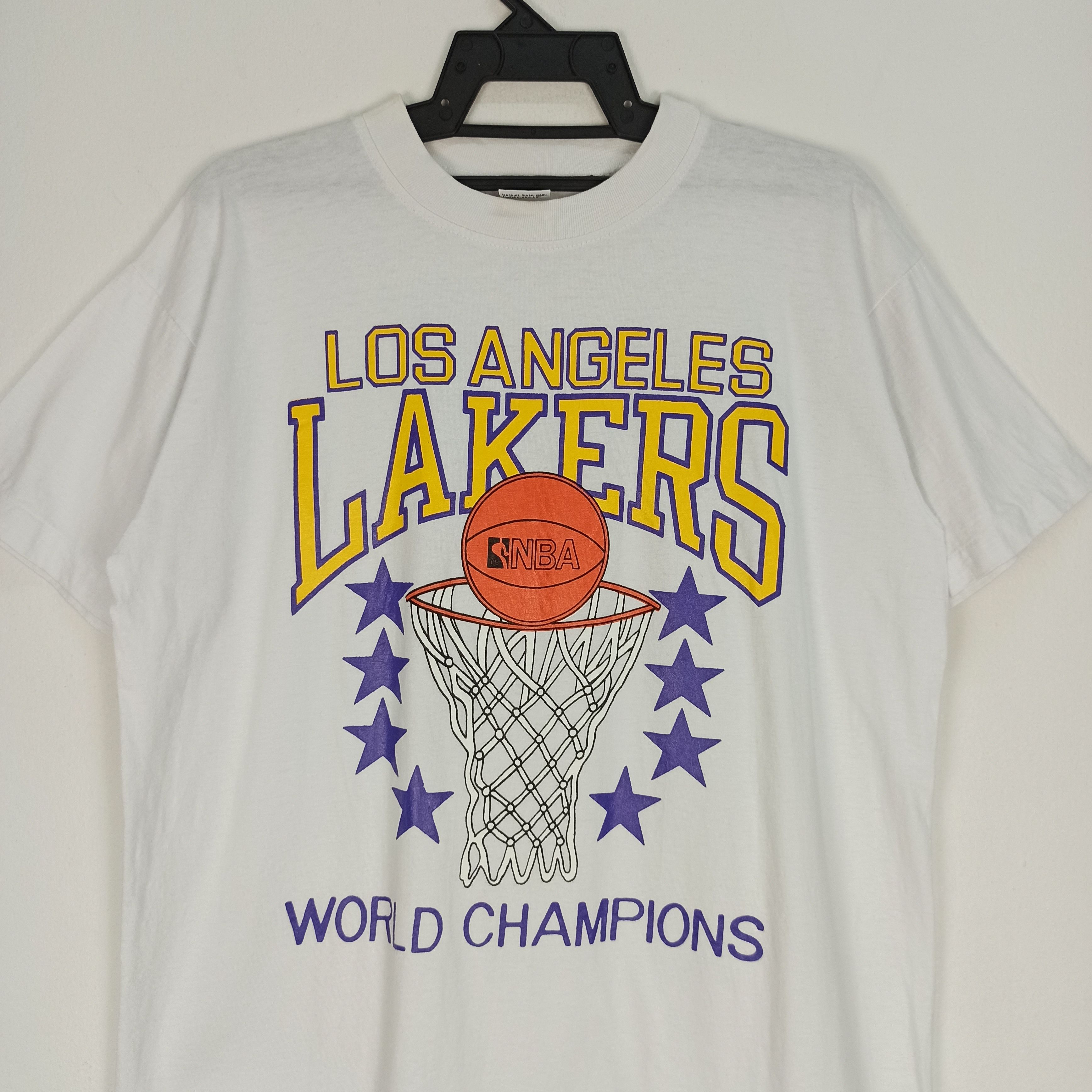 NBA Vintage Japan Los Angeles Lakers NBA World Champions Size US L / EU 52-54 / 3 - 2 Thumbnail