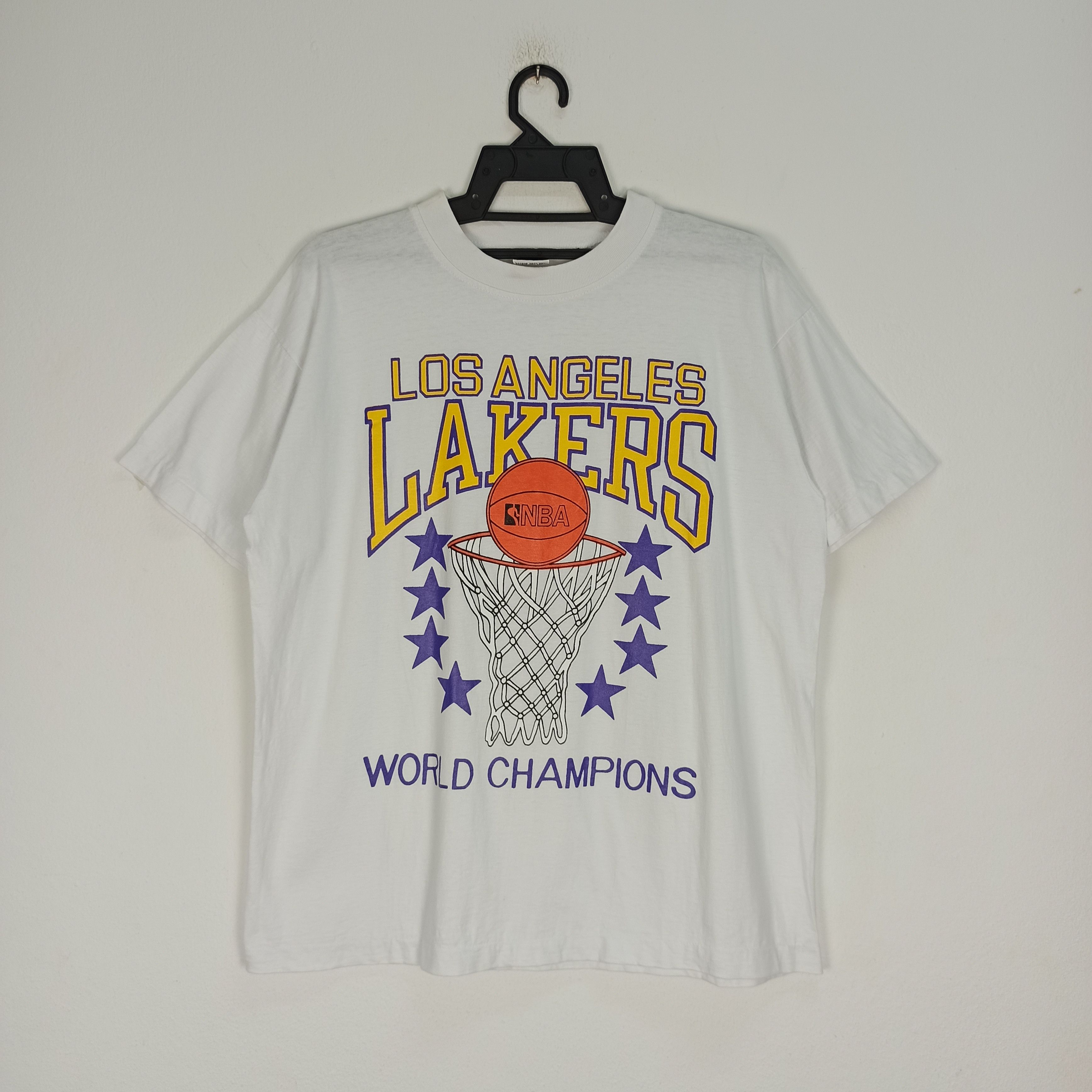 NBA Vintage Japan Los Angeles Lakers NBA World Champions Size US L / EU 52-54 / 3 - 1 Thumbnail