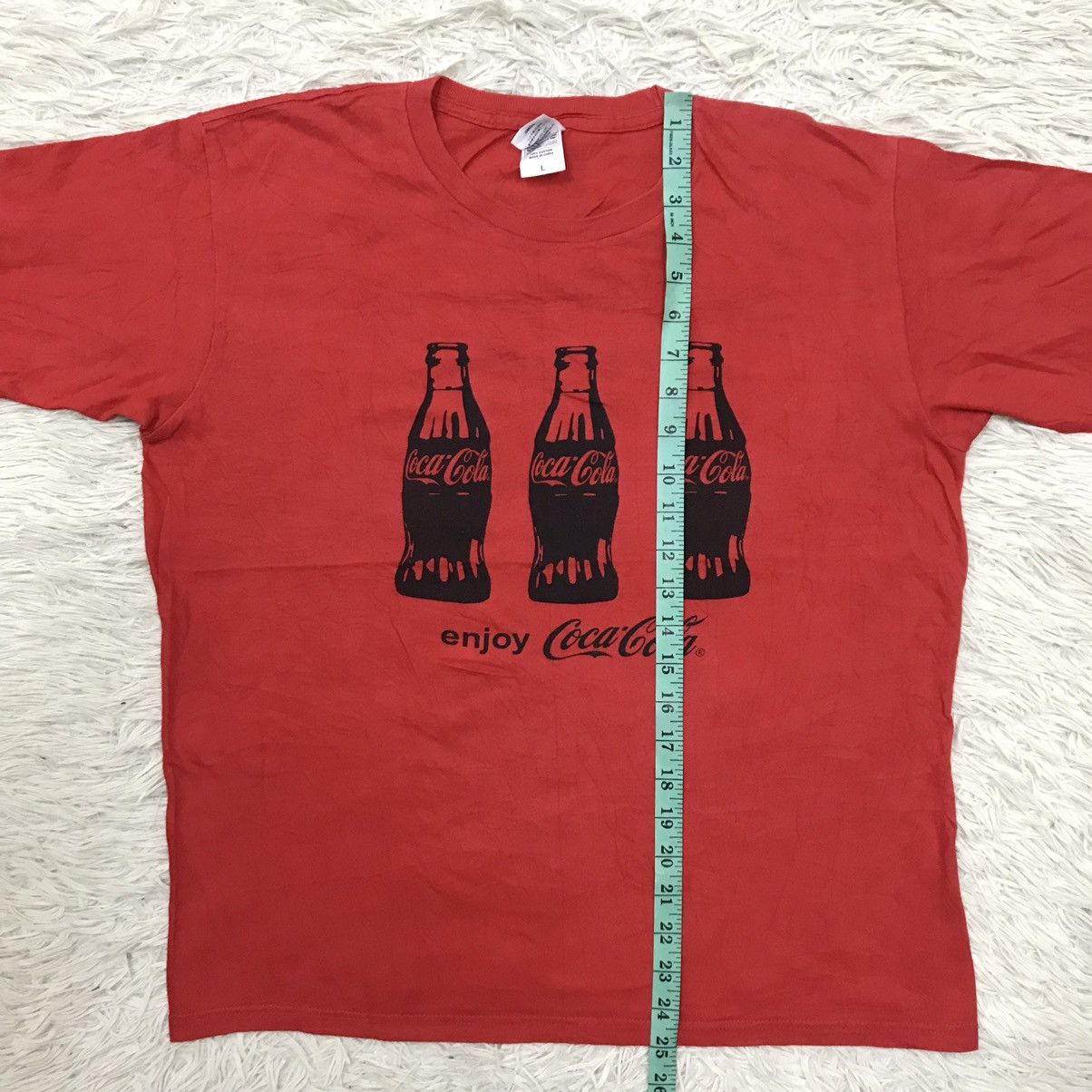 Coca Cola × Vintage VINTAGE ENJOY COCA COLA PROMO TSHIRT Size L / US 10 / IT 46 - 12 Thumbnail