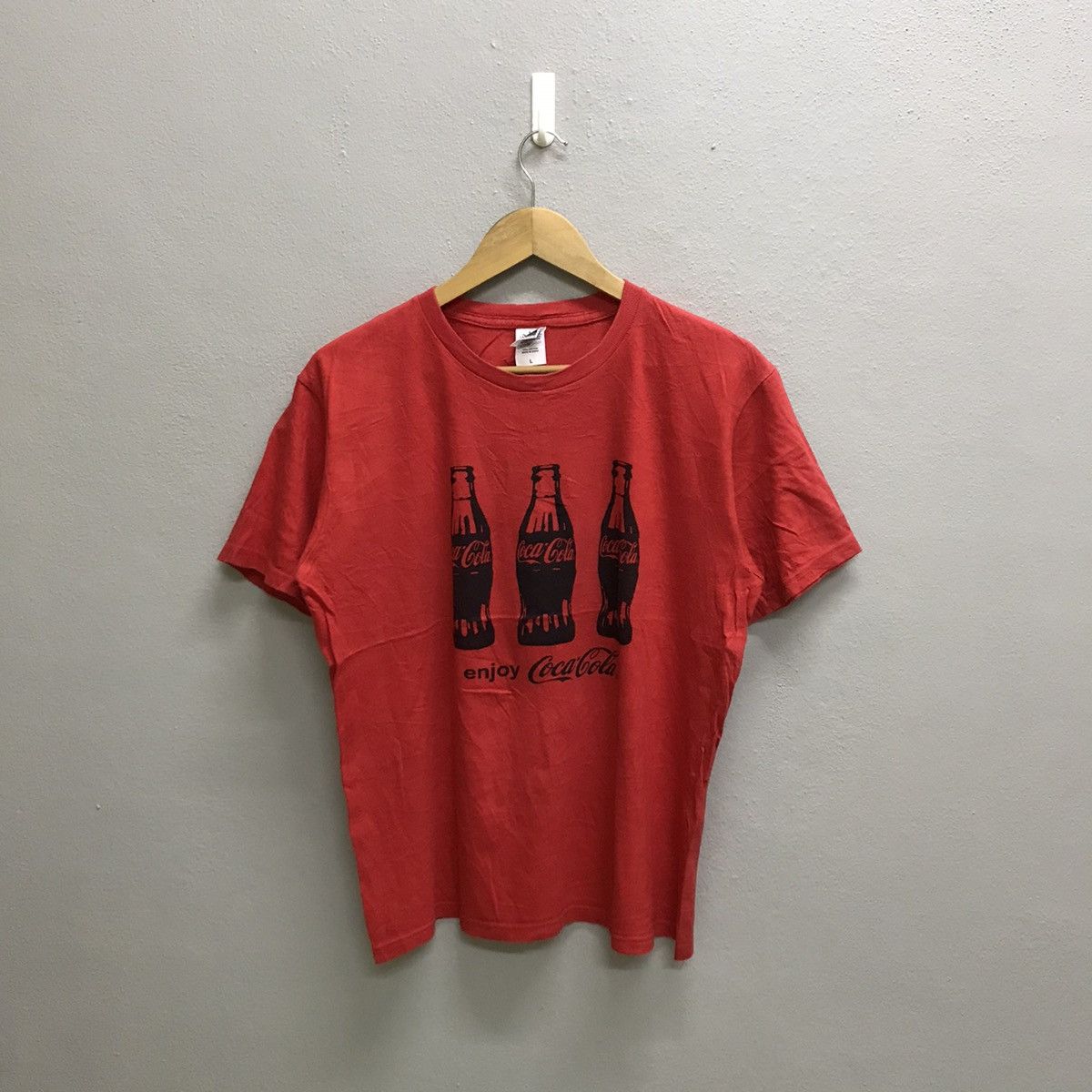 Coca Cola × Vintage VINTAGE ENJOY COCA COLA PROMO TSHIRT Size L / US 10 / IT 46 - 3 Thumbnail