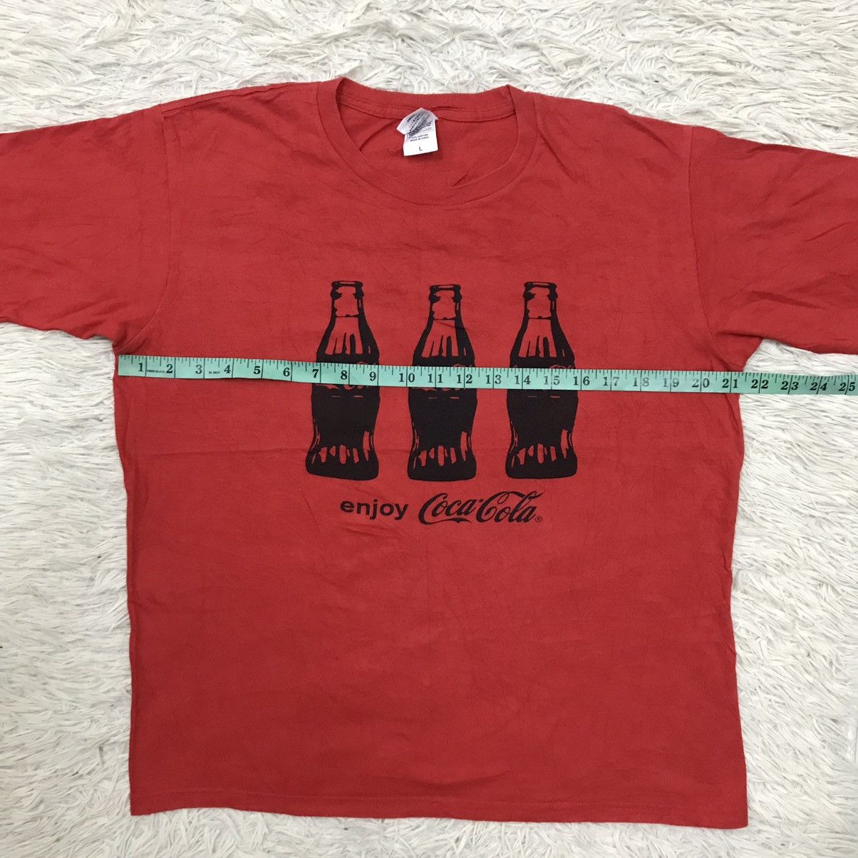 Coca Cola × Vintage VINTAGE ENJOY COCA COLA PROMO TSHIRT Size L / US 10 / IT 46 - 11 Thumbnail