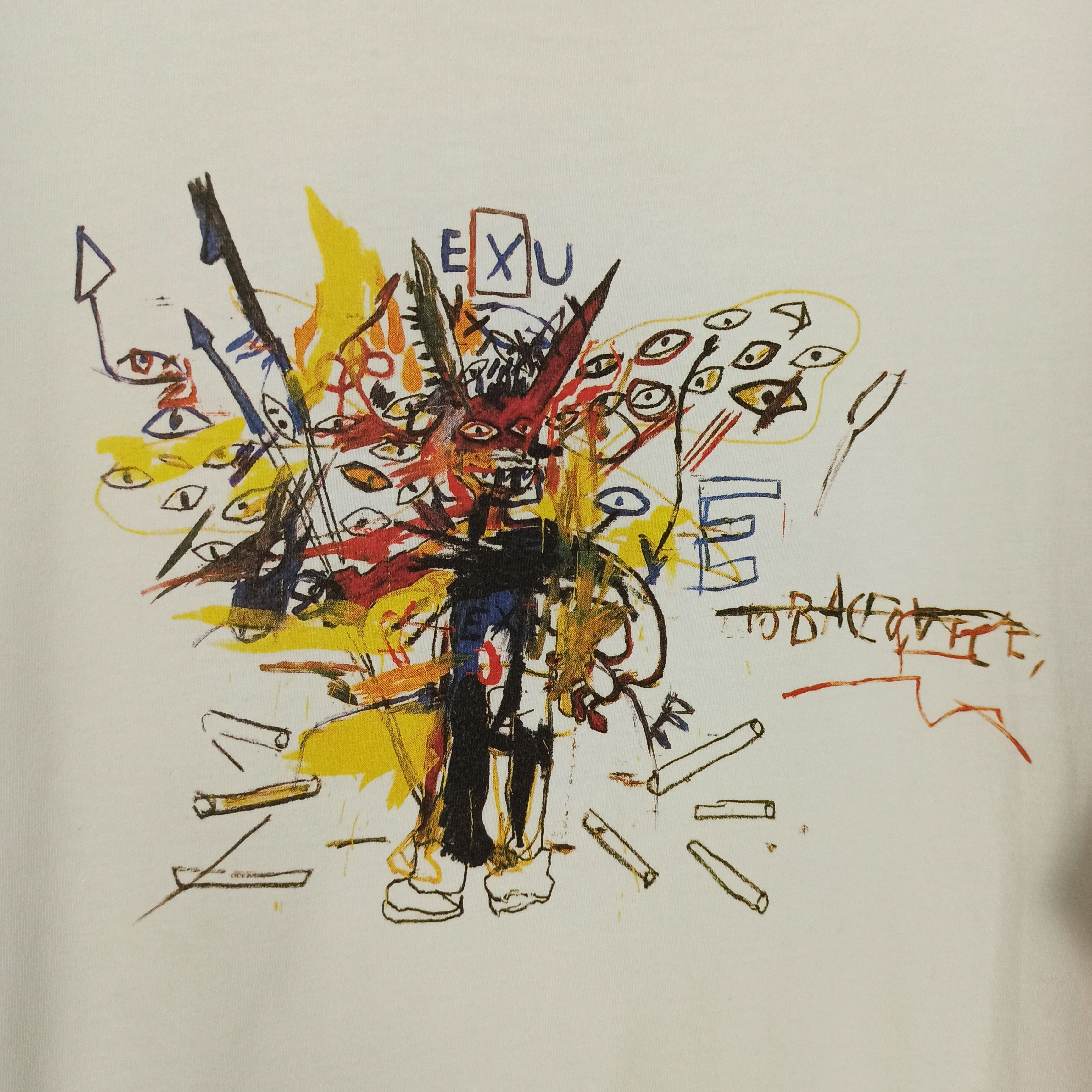 Jean-Michel Basquiat Rare Art Jean Michel Basquiat X Uniqlo Tees Size US XL / EU 56 / 4 - 3 Thumbnail