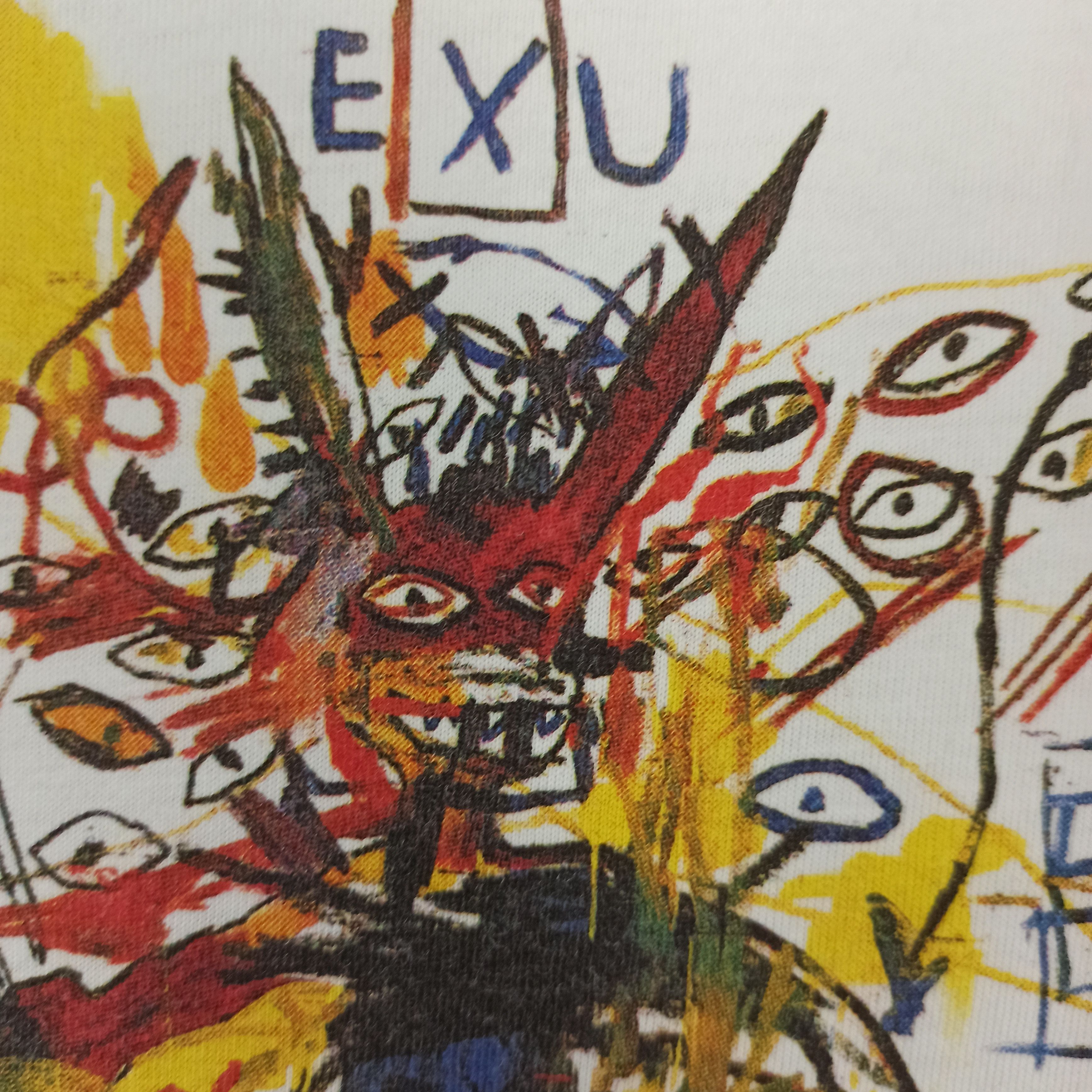 Jean-Michel Basquiat Rare Art Jean Michel Basquiat X Uniqlo Tees Size US XL / EU 56 / 4 - 4 Thumbnail