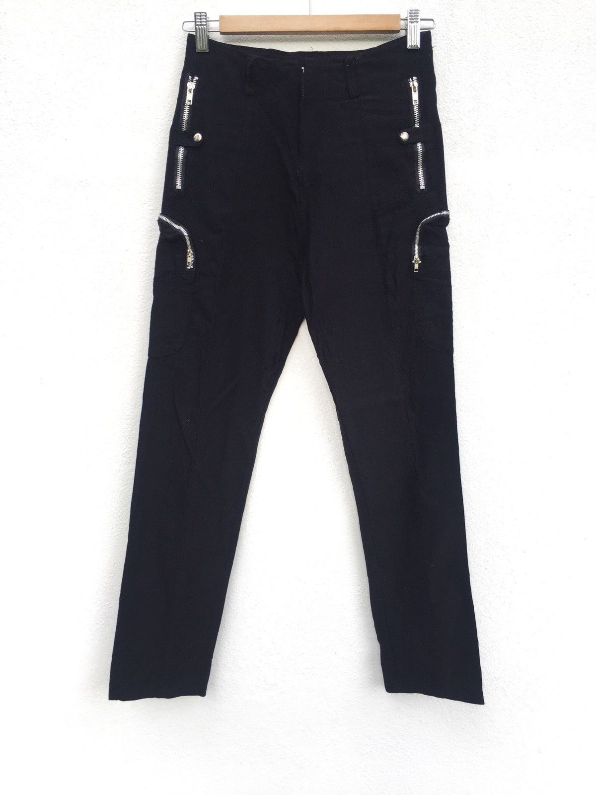 Japanese Brand 🇯🇵 Made Stretch Skinny Zipper Like Undercover Pant Size US 28 / EU 44 - 1 Thumbnail