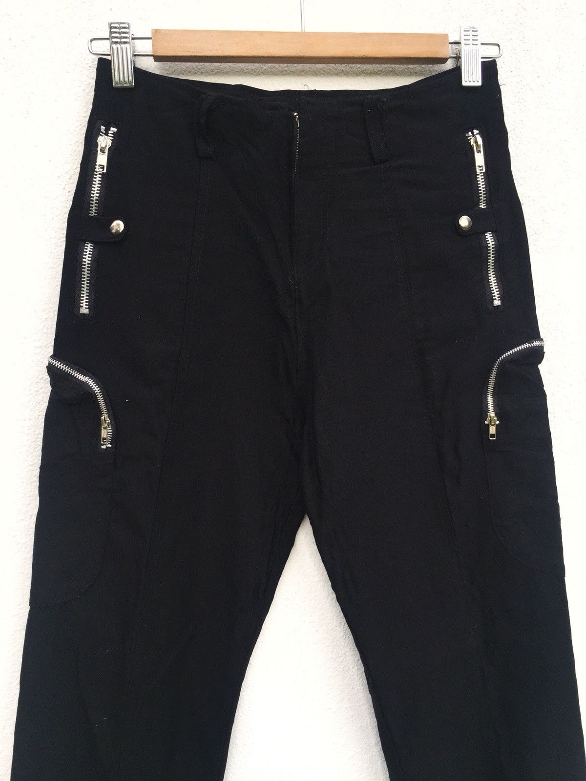 Japanese Brand 🇯🇵 Made Stretch Skinny Zipper Like Undercover Pant Size US 28 / EU 44 - 2 Thumbnail