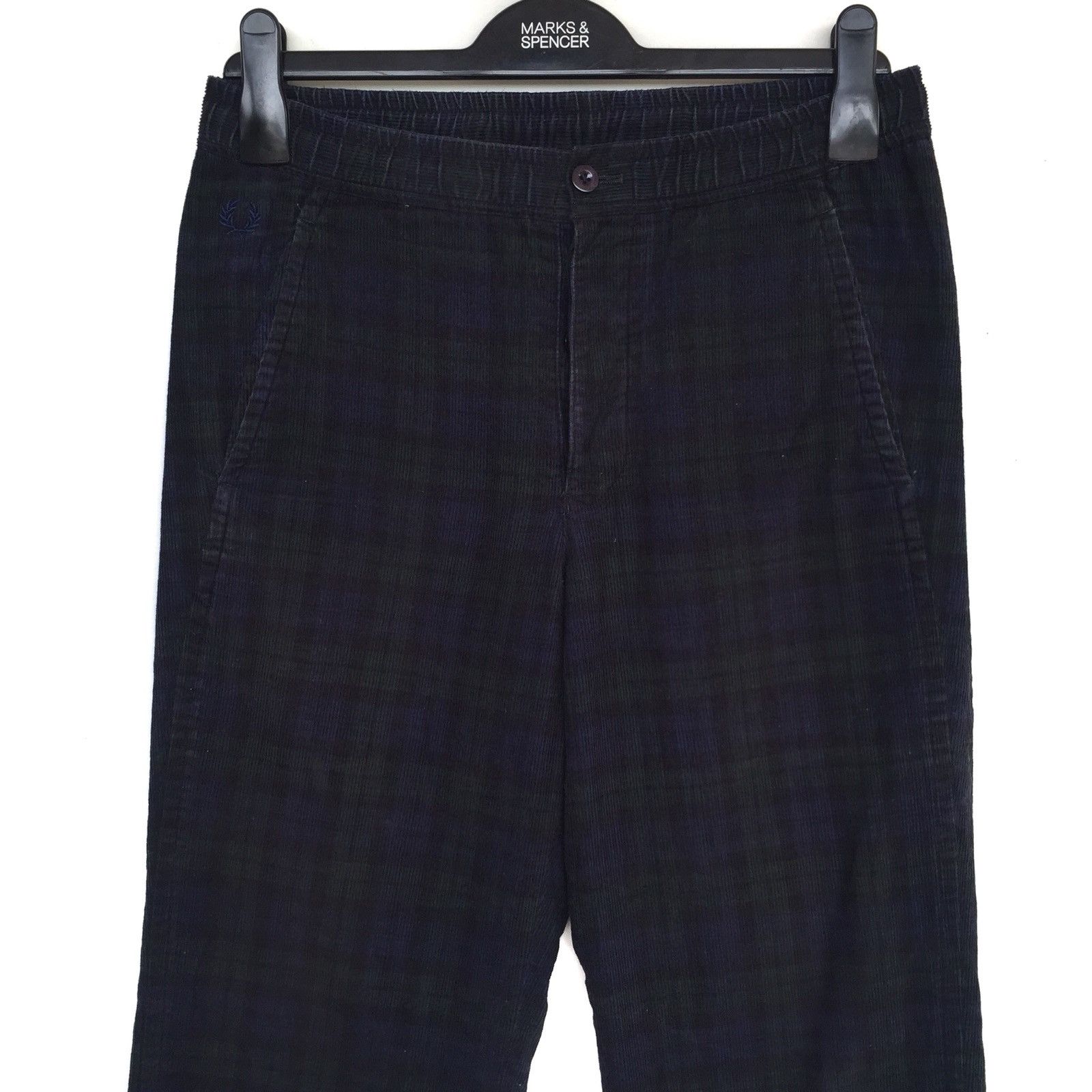 Fred Perry FRED PERRY 🏴󠁧󠁢󠁥󠁮󠁧󠁿 Tartan DrawString Casual Pants Size US 32 / EU 48 - 3 Thumbnail