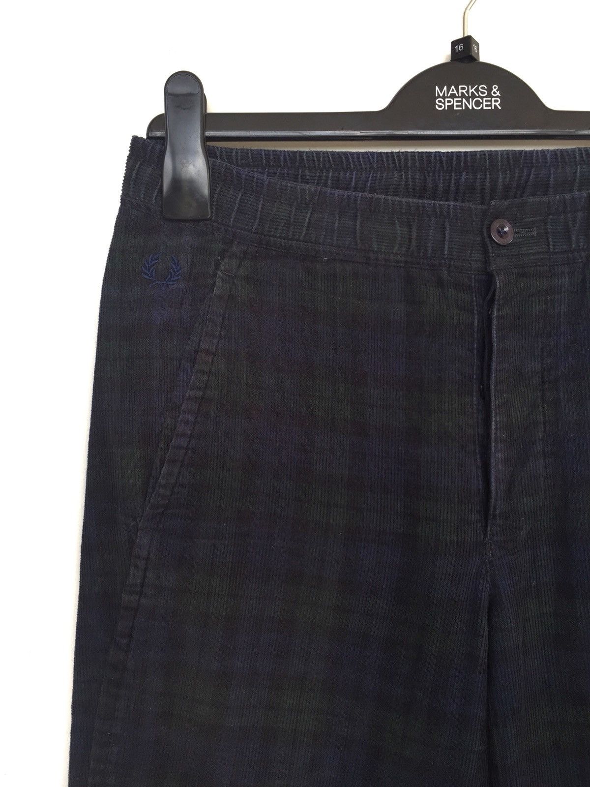 Fred Perry FRED PERRY 🏴󠁧󠁢󠁥󠁮󠁧󠁿 Tartan DrawString Casual Pants Size US 32 / EU 48 - 5 Thumbnail