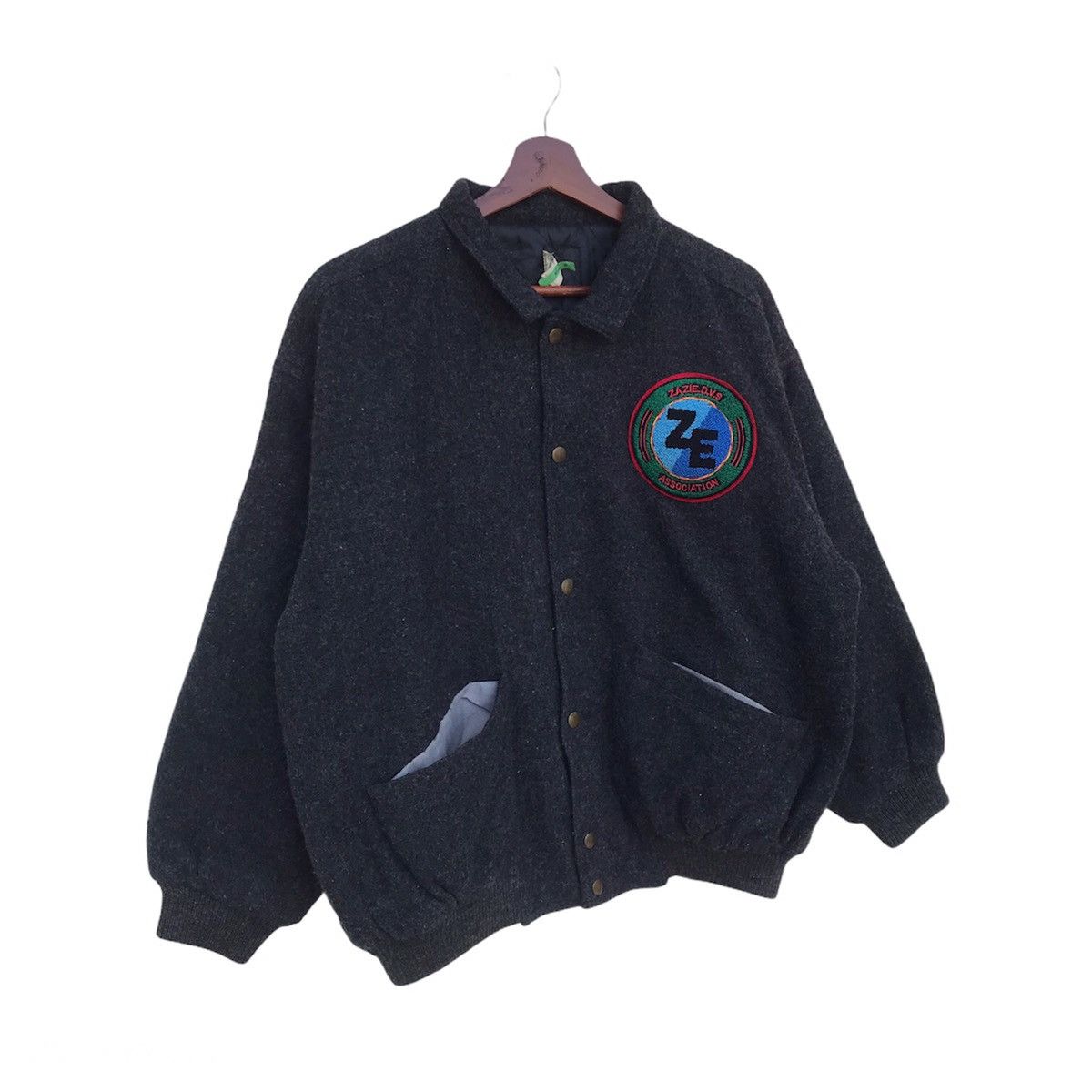 Vintage Vintage Varsity 1977 Mens Zazie wool jacket Size US M / EU 48-50 / 2 - 3 Thumbnail