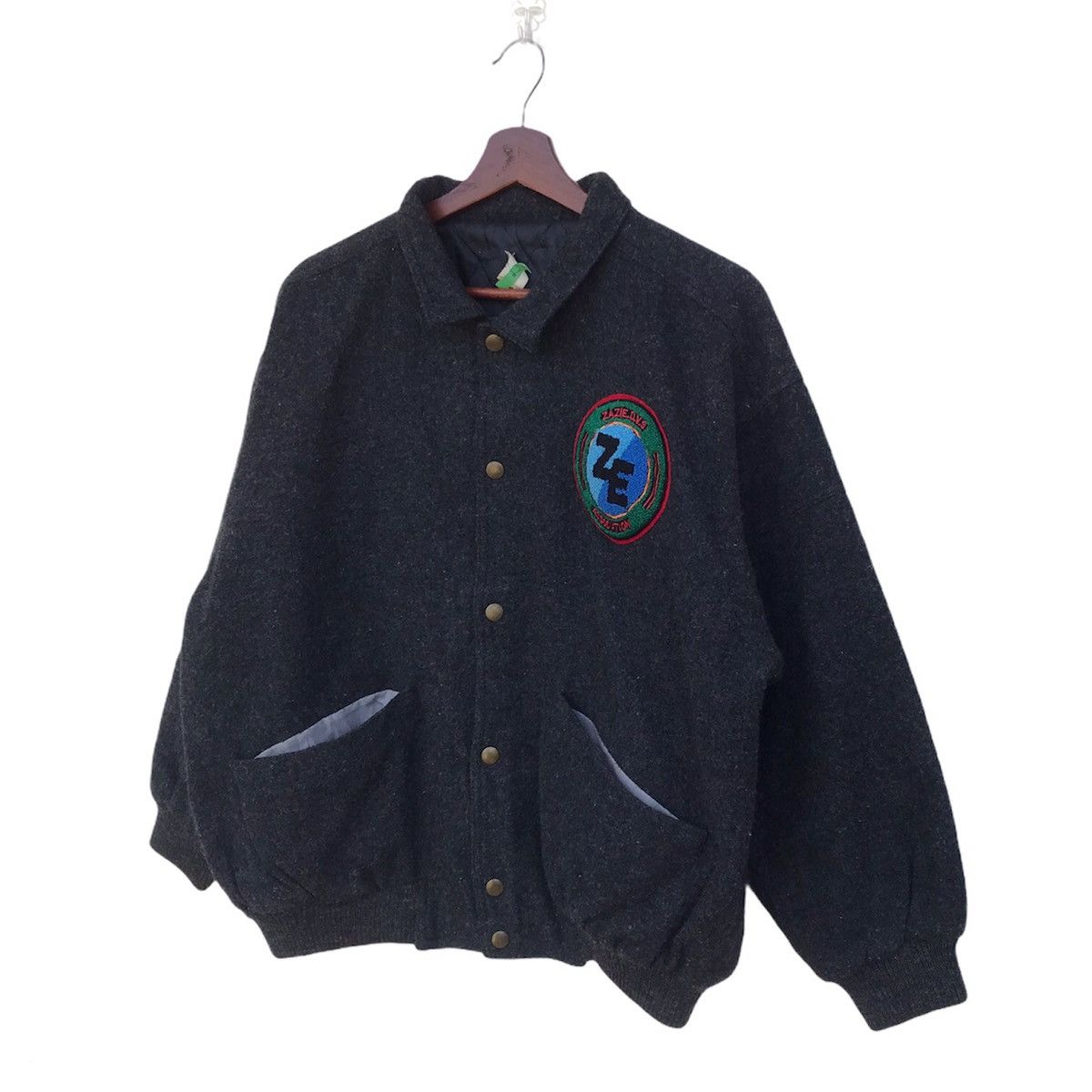 Vintage Vintage Varsity 1977 Mens Zazie wool jacket Size US M / EU 48-50 / 2 - 4 Thumbnail