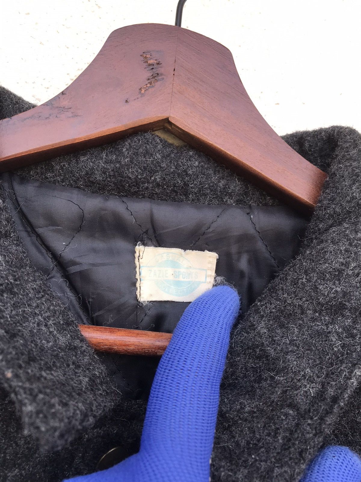 Vintage Vintage Varsity 1977 Mens Zazie wool jacket Size US M / EU 48-50 / 2 - 9 Thumbnail