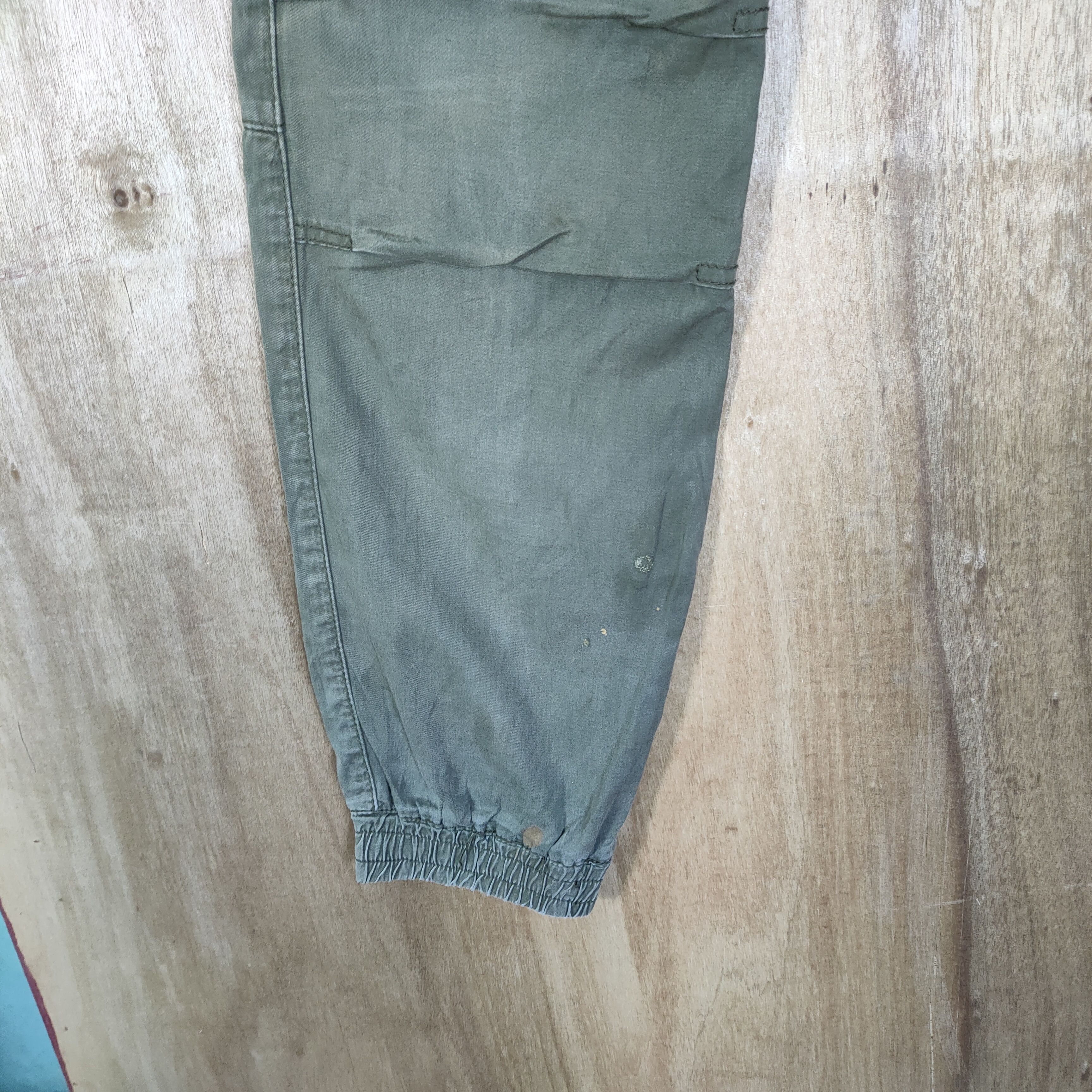 Boy London × Seditionaries BOY LONDON FADED GREEN CARGO PANTS Size US 33 - 13 Thumbnail