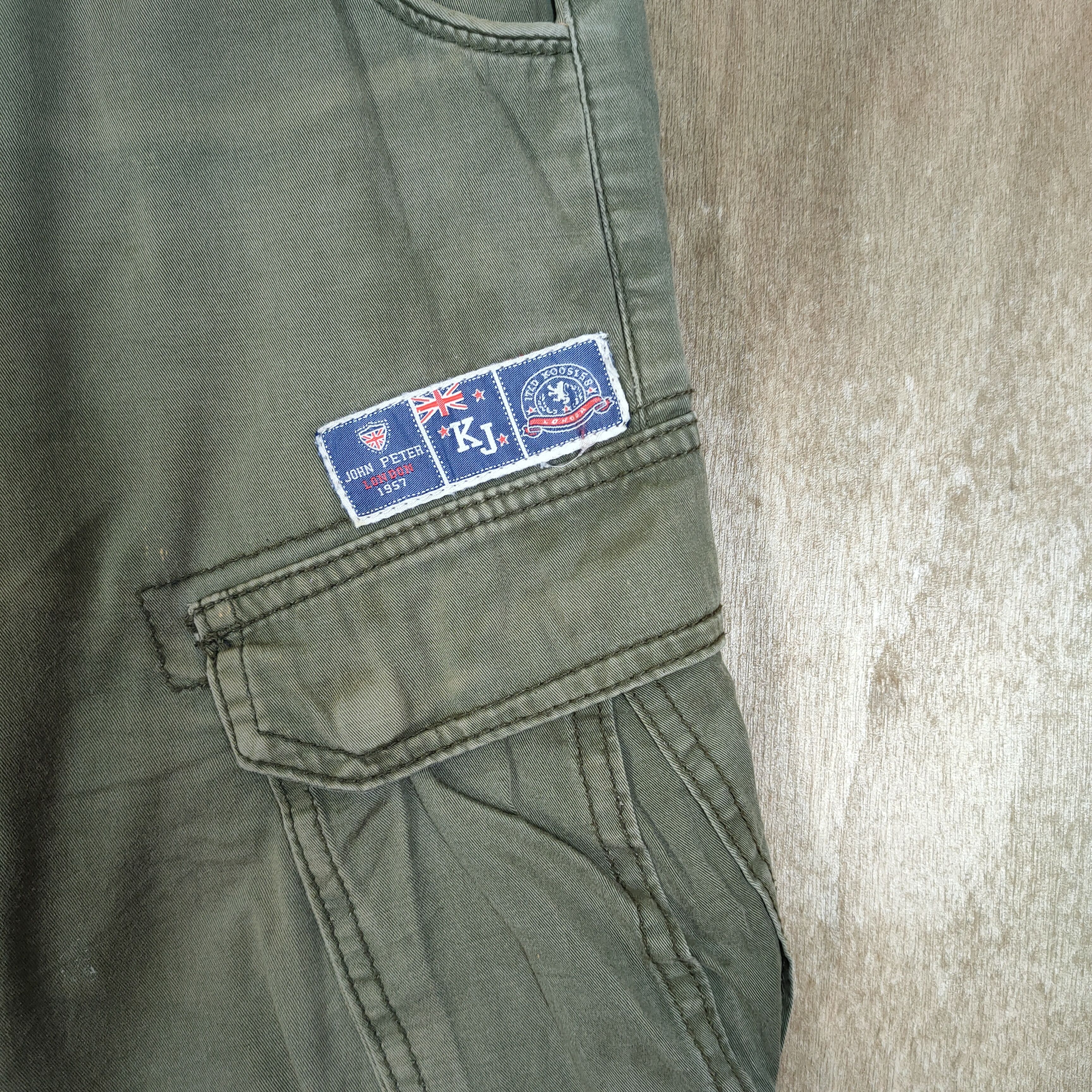 Boy London × Seditionaries BOY LONDON FADED GREEN CARGO PANTS Size US 33 - 10 Thumbnail