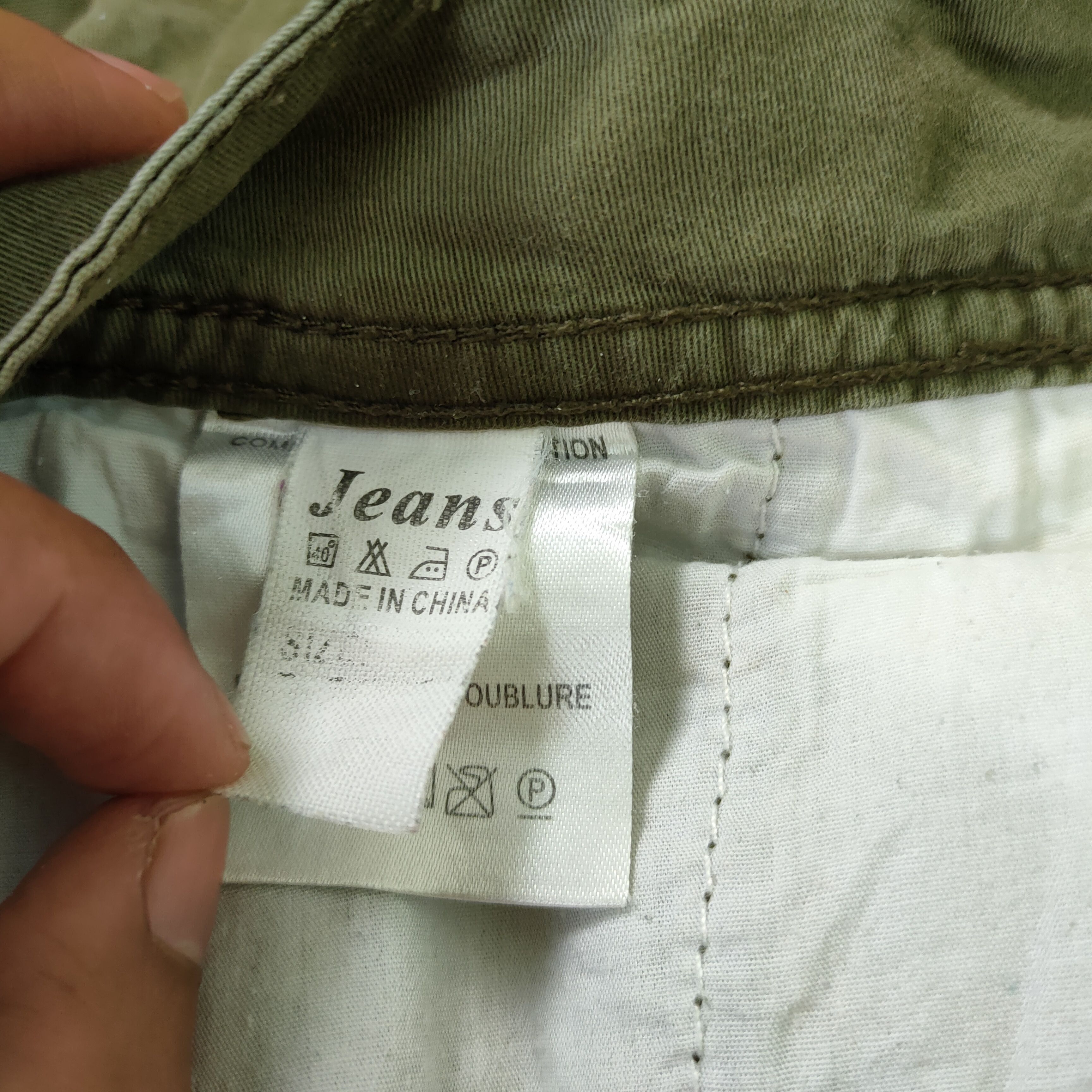 Boy London × Seditionaries BOY LONDON FADED GREEN CARGO PANTS Size US 33 - 15 Thumbnail