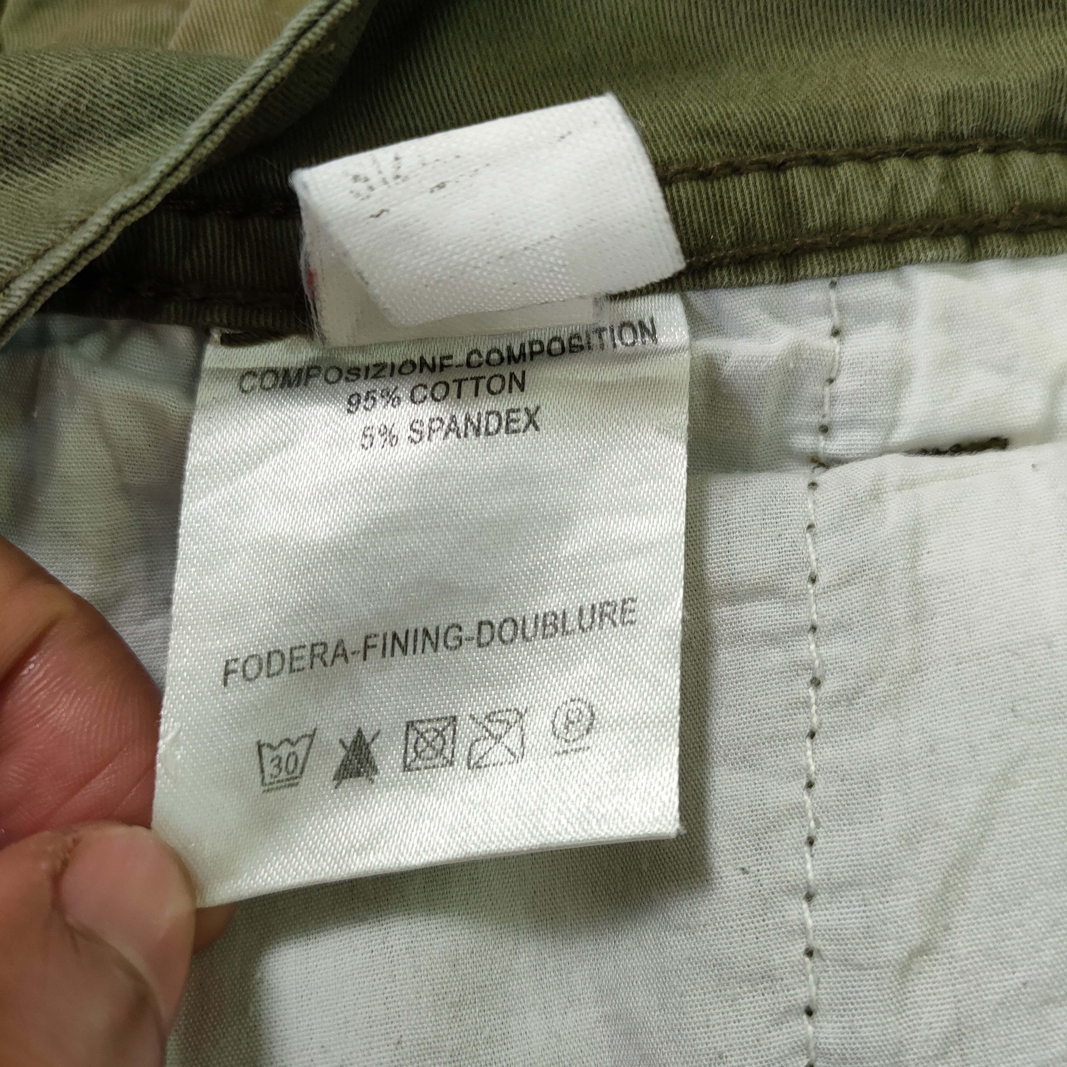 Boy London × Seditionaries BOY LONDON FADED GREEN CARGO PANTS Size US 33 - 16 Thumbnail