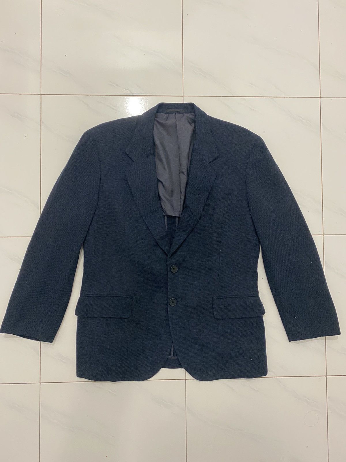 Vintage × Yves Saint Laurent VTG YSL Pour Homme Tailored Blazer Size US L / EU 52-54 / 3 - 2 Thumbnail