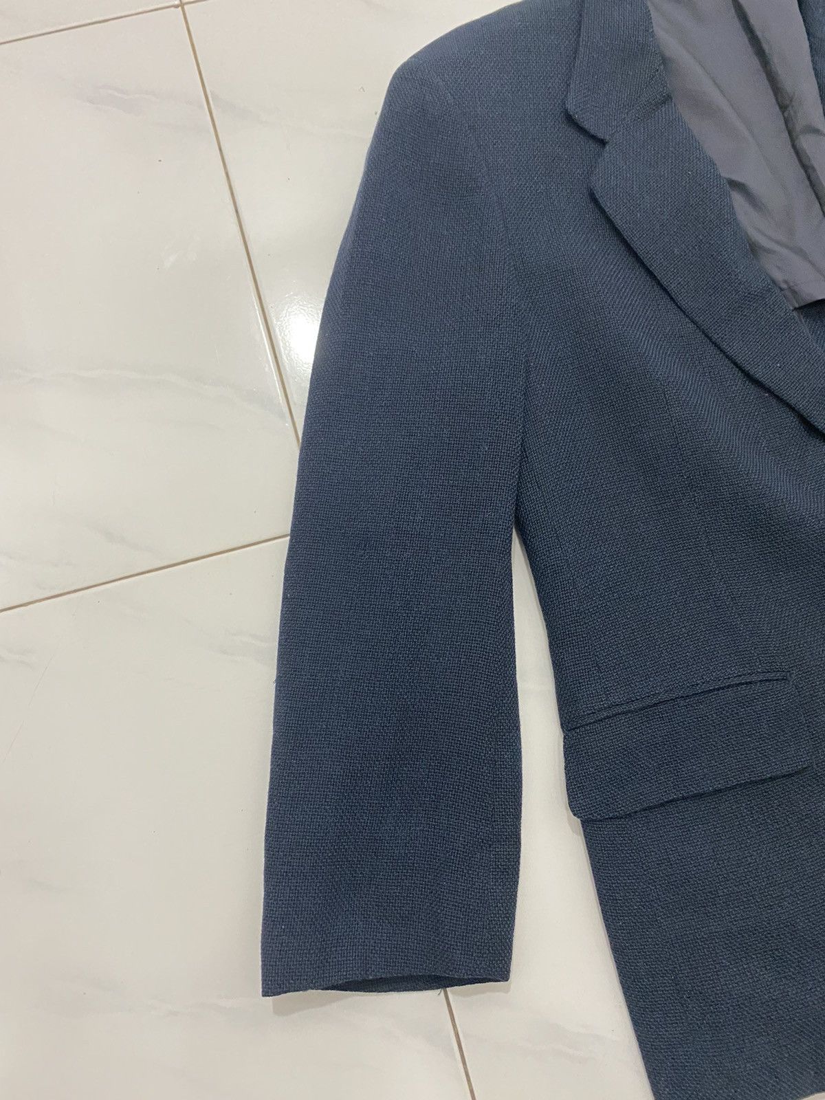 Vintage × Yves Saint Laurent VTG YSL Pour Homme Tailored Blazer Size US L / EU 52-54 / 3 - 3 Thumbnail