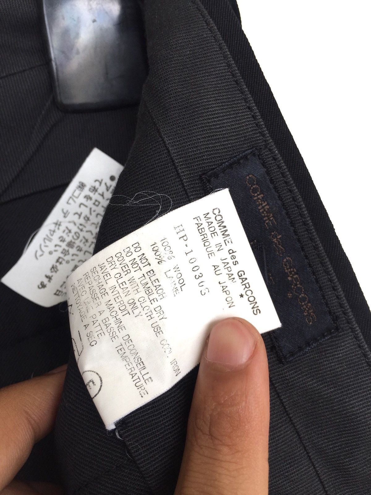 Comme des Garcons Homme GRAIL🔥AW93 CDG Homme Bondage Gabardine 🎈 Pants Size US 31 - 12 Thumbnail
