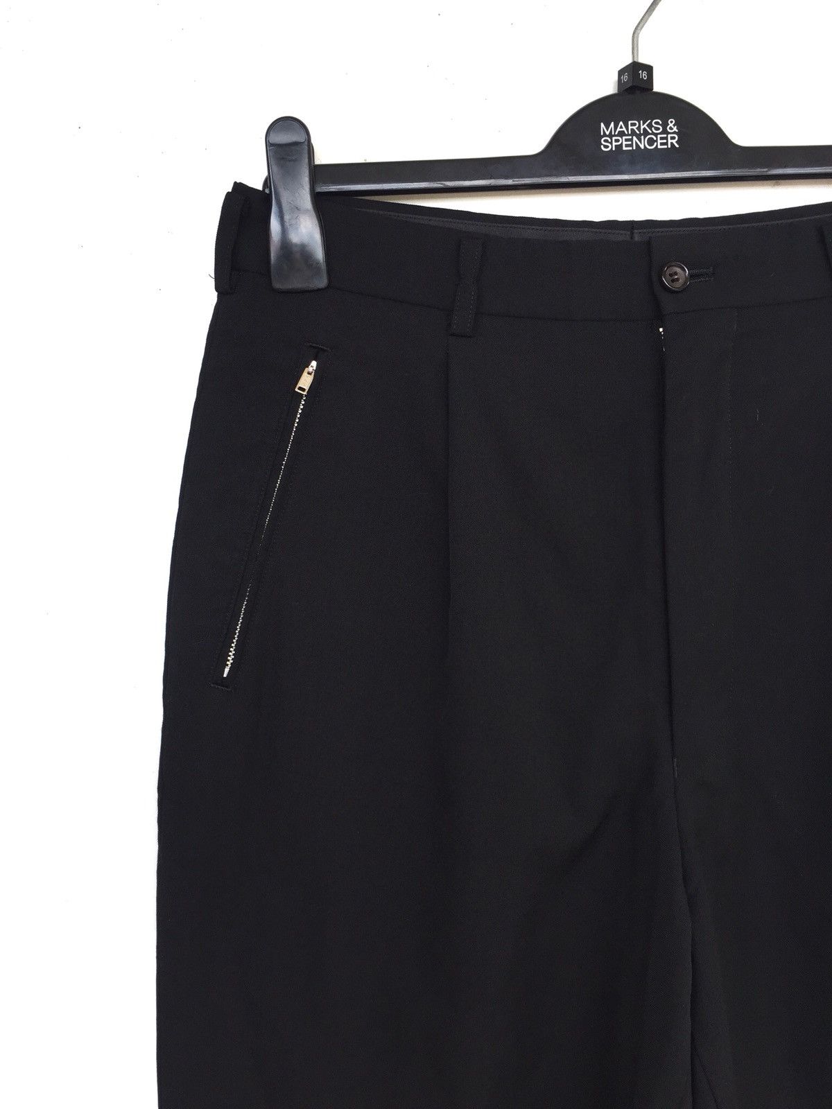 Comme des Garcons Homme GRAIL🔥AW93 CDG Homme Bondage Gabardine 🎈 Pants Size US 31 - 4 Thumbnail