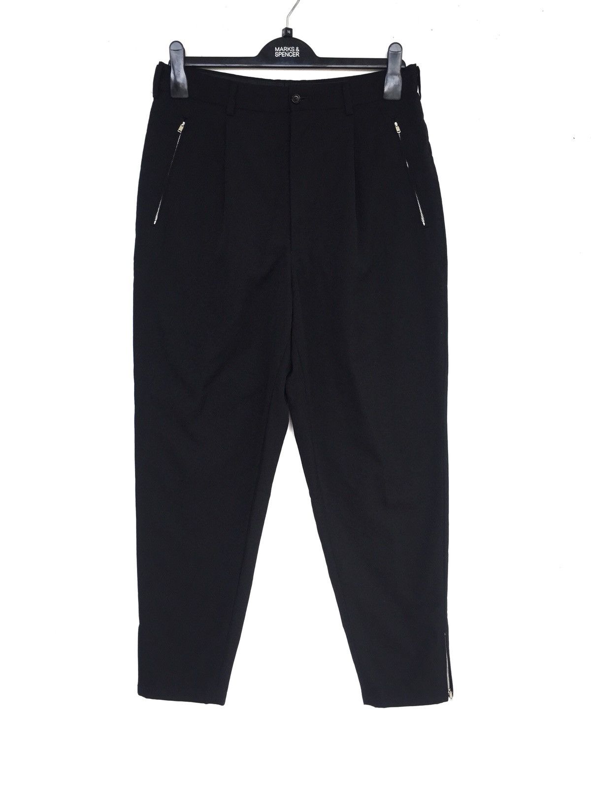 Comme des Garcons Homme GRAIL🔥AW93 CDG Homme Bondage Gabardine 🎈 Pants Size US 31 - 2 Thumbnail