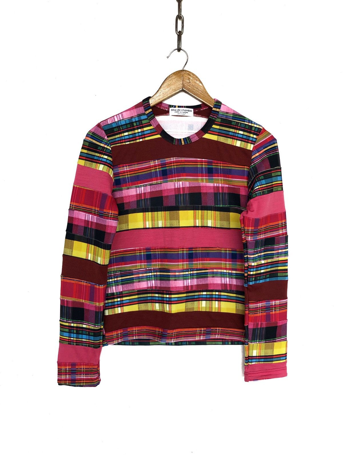 Comme des Garcons ARCHIVE🔥AW00 Comme des Garçons Beauty Patchwork Crop Tops Size US S / EU 44-46 / 1 - 3 Thumbnail