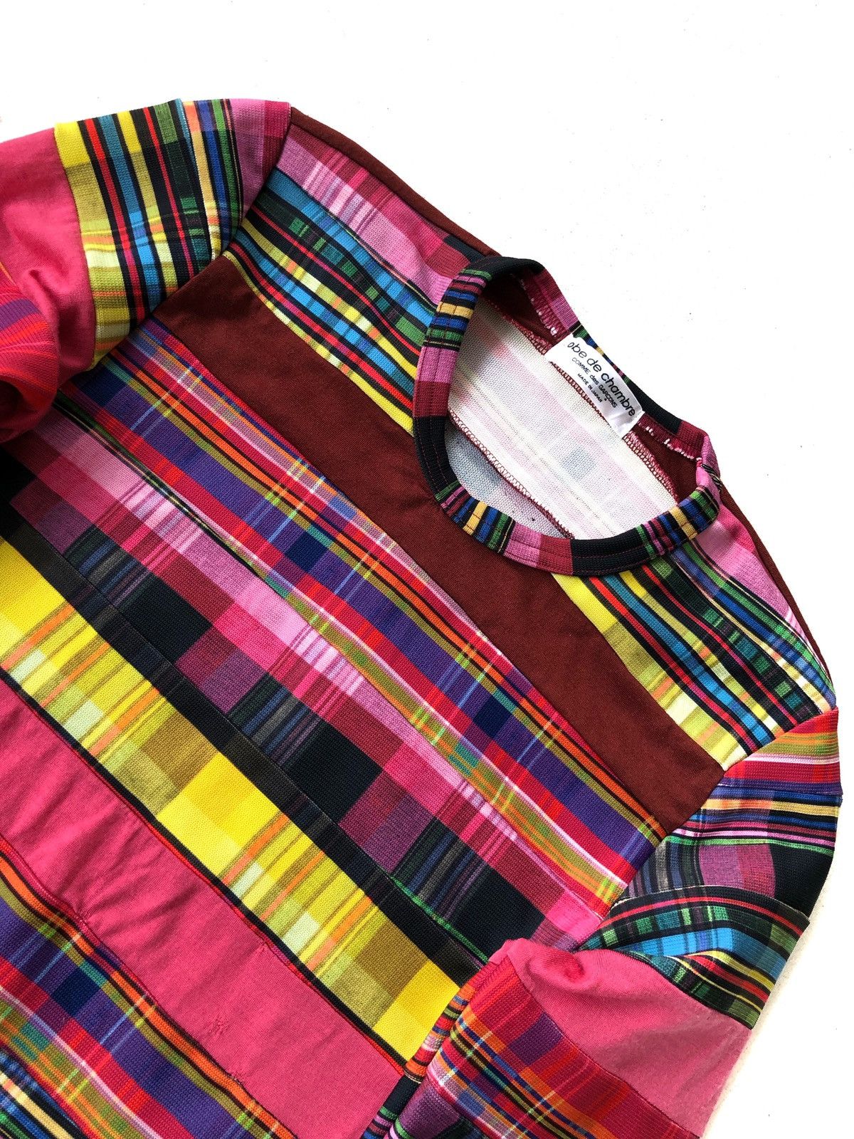 Comme des Garcons ARCHIVE🔥AW00 Comme des Garçons Beauty Patchwork Crop Tops Size US S / EU 44-46 / 1 - 2 Thumbnail