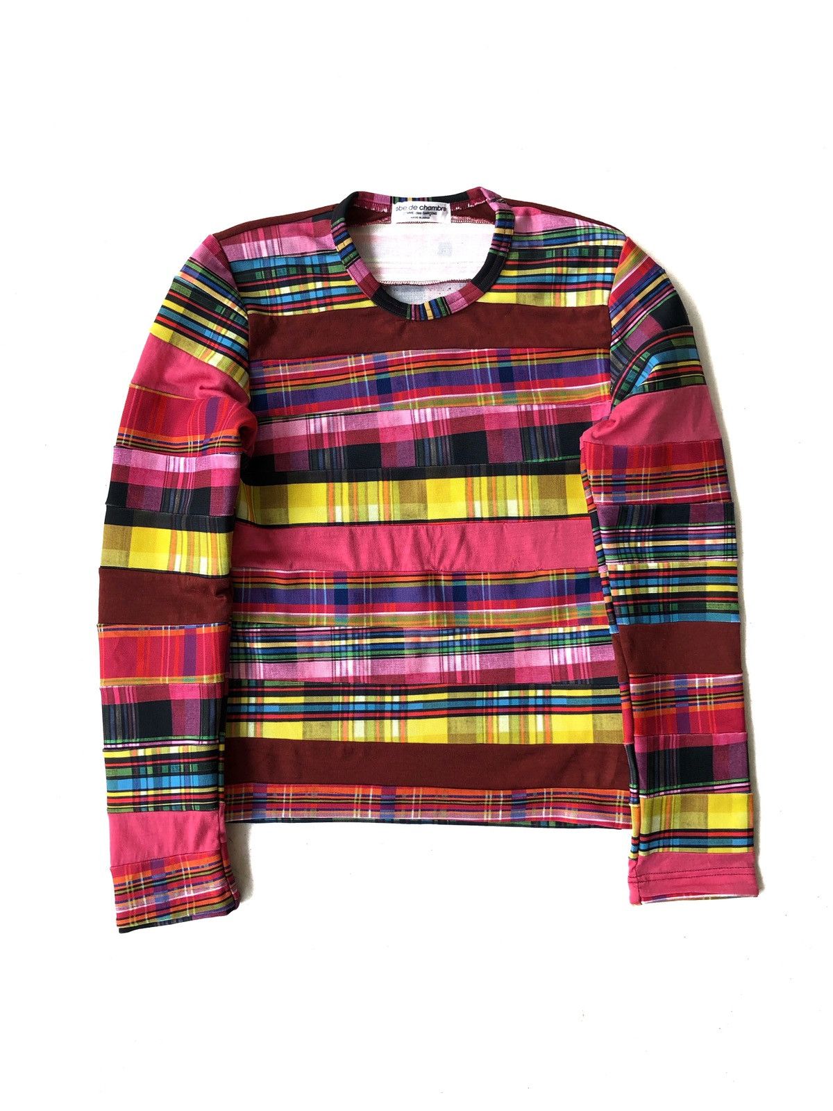Comme des Garcons ARCHIVE🔥AW00 Comme des Garçons Beauty Patchwork Crop Tops Size US S / EU 44-46 / 1 - 1 Thumbnail