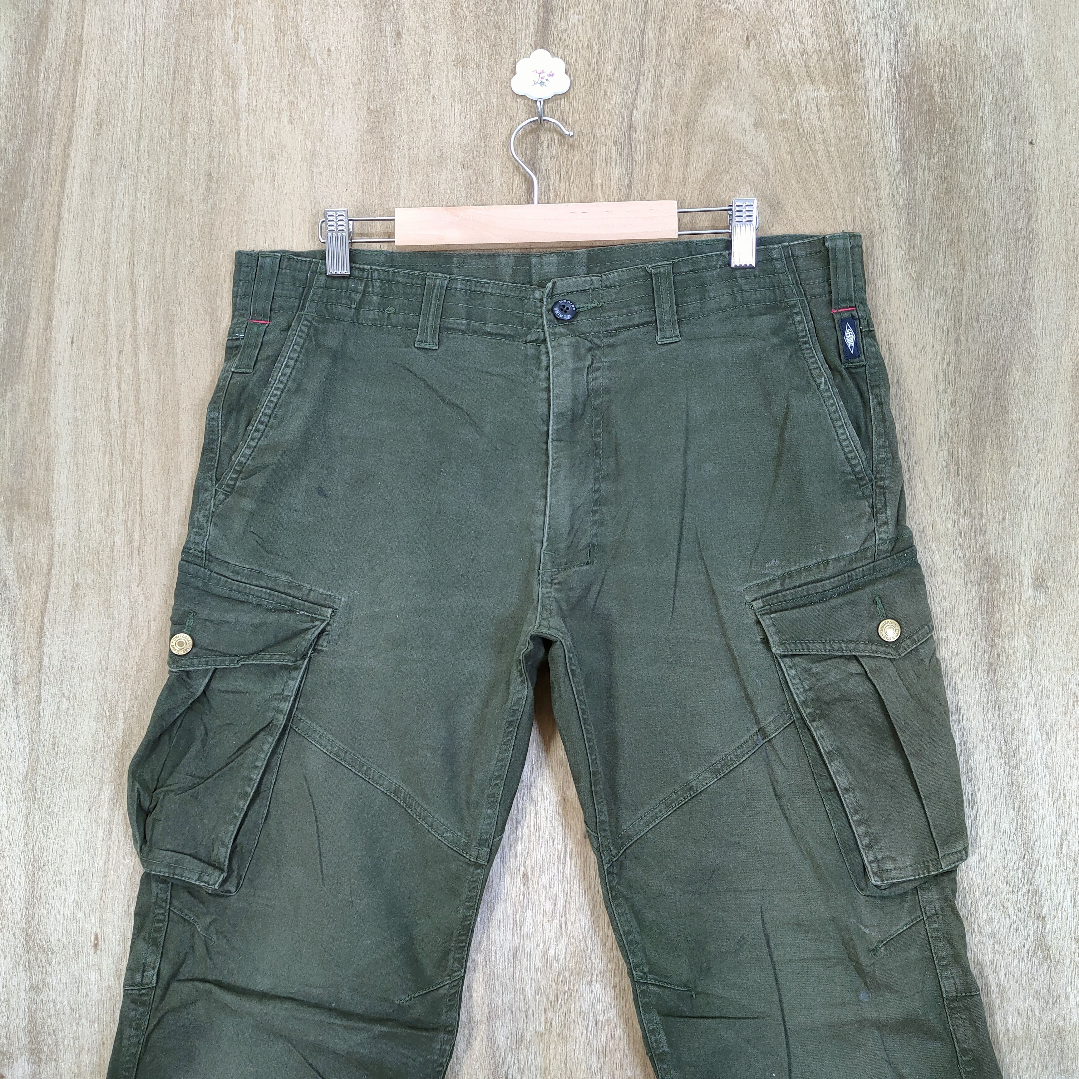 Japanese Brand VINTAGE GRIDE WORKWEAR CARGO PANTS Size US 34 / EU 50 - 2 Thumbnail