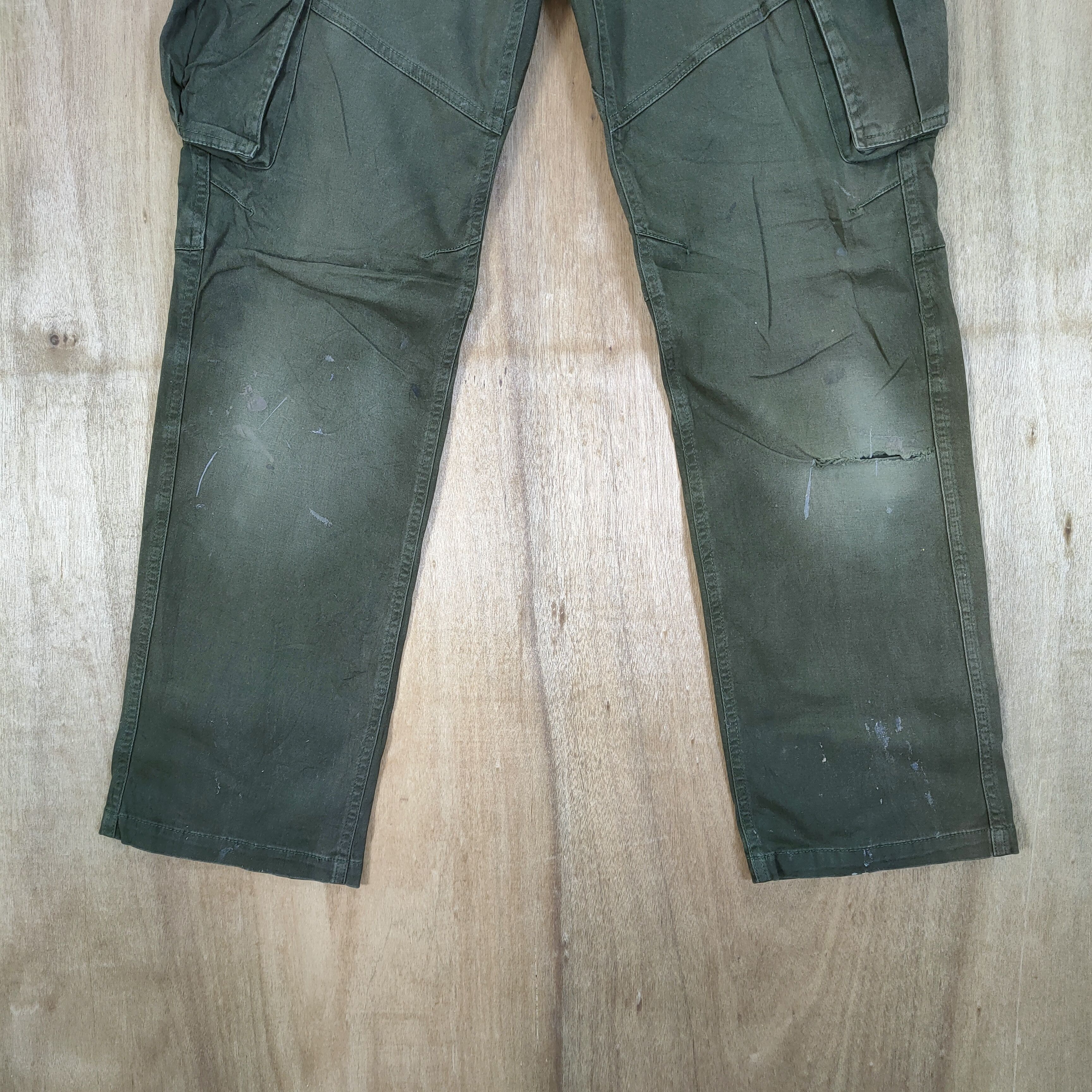 Japanese Brand VINTAGE GRIDE WORKWEAR CARGO PANTS Size US 34 / EU 50 - 3 Thumbnail